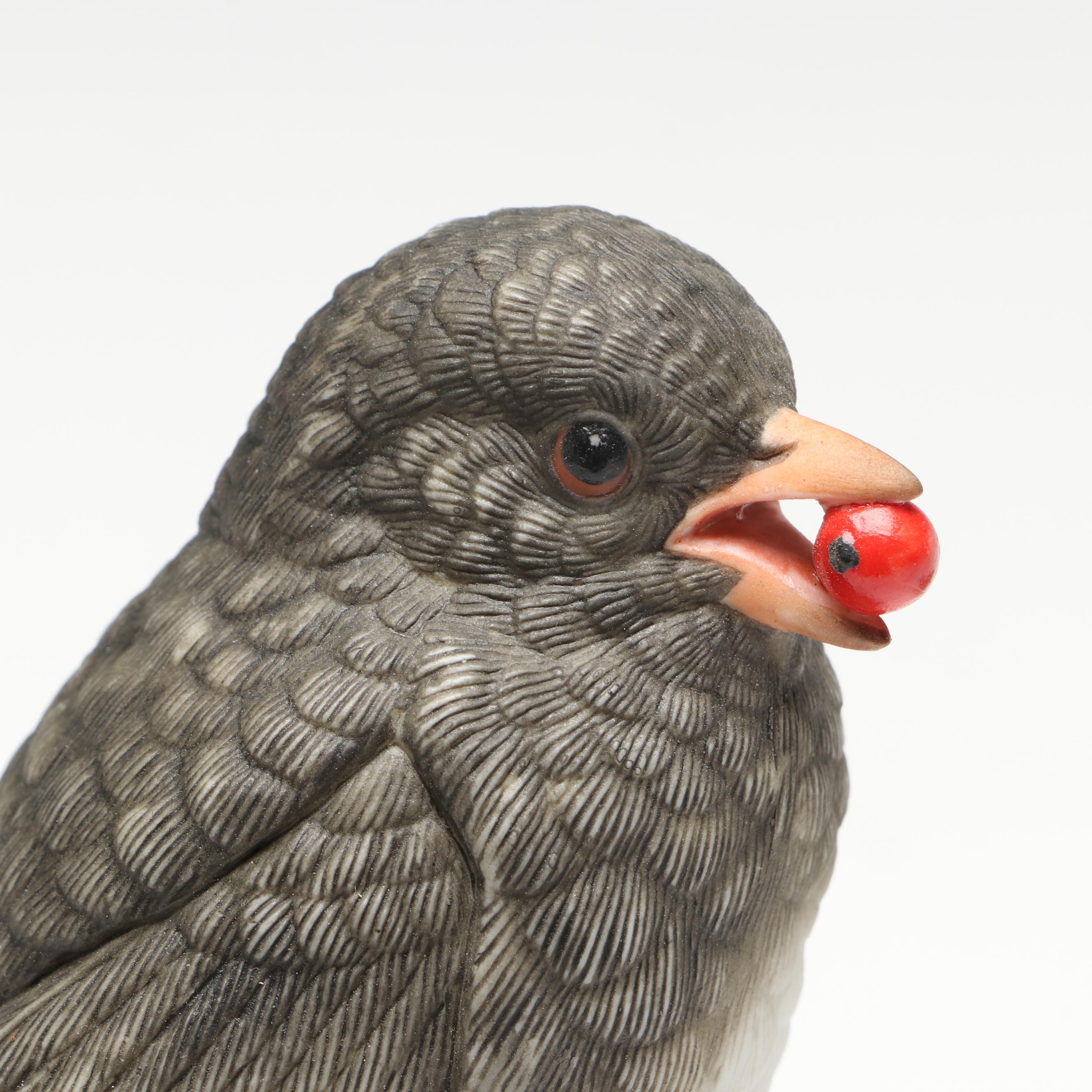 Lenox "Christmas Snowbird" and "Chickadee" Porcelain Figures