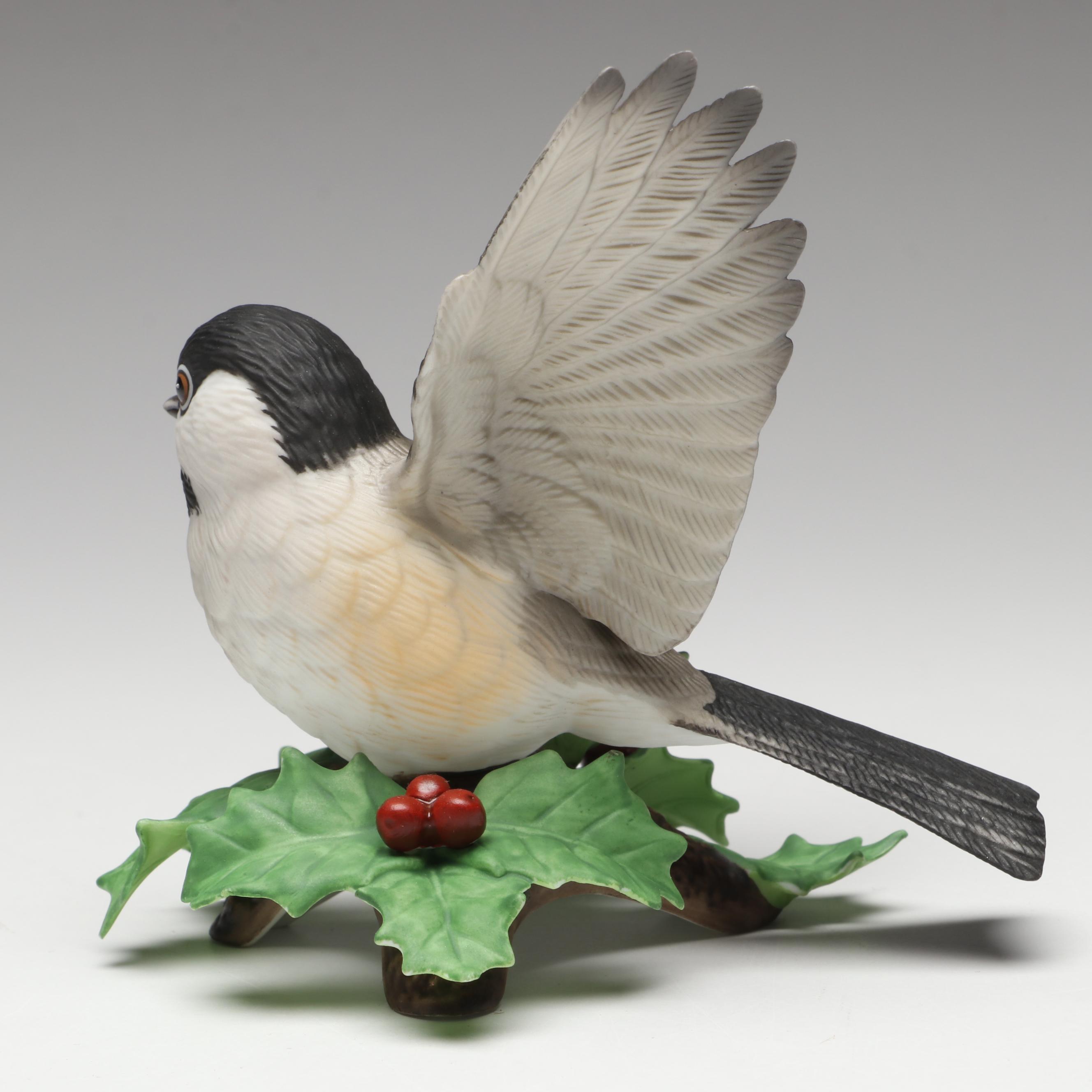 Lenox "Christmas Snowbird" and "Chickadee" Porcelain Figures