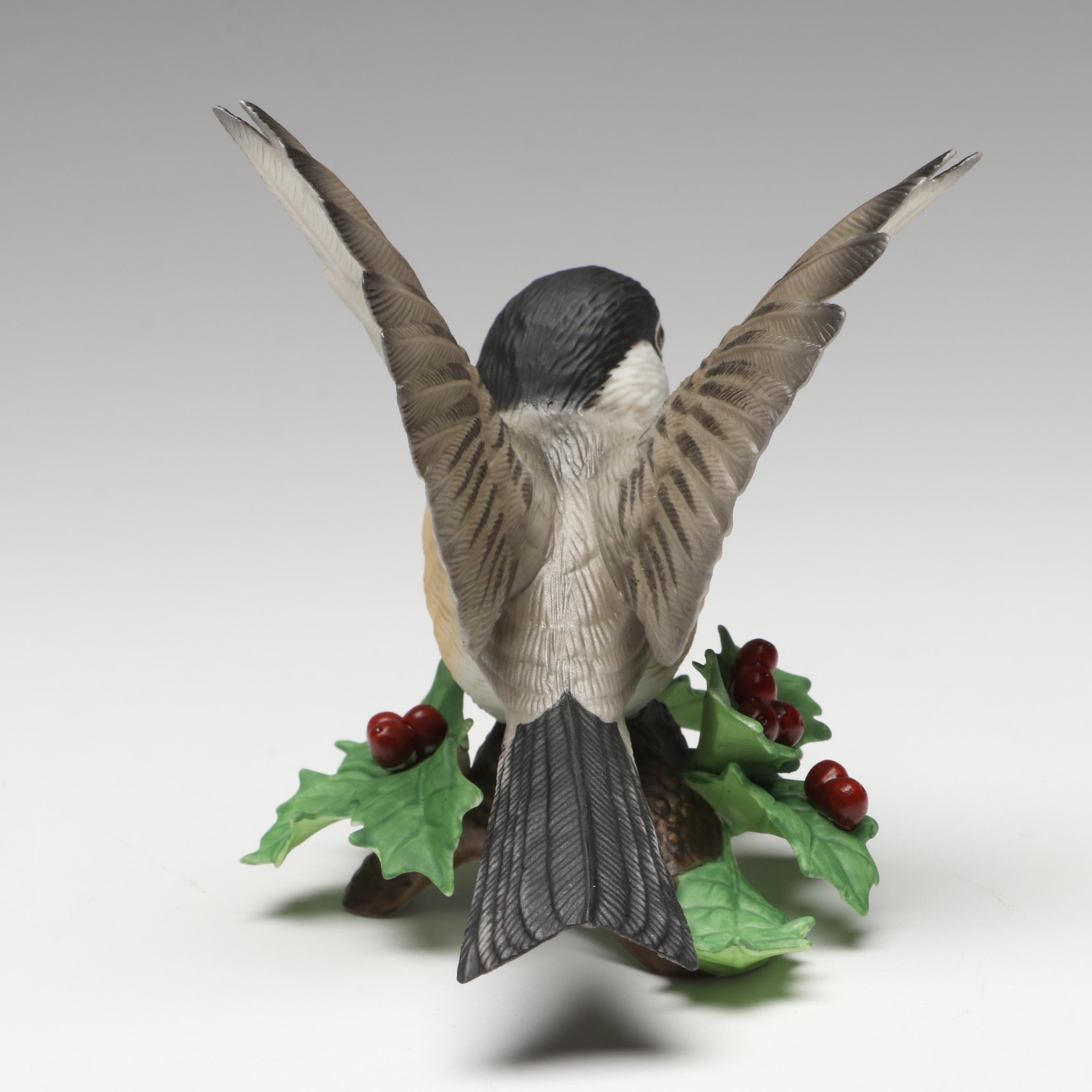 Lenox "Christmas Snowbird" and "Chickadee" Porcelain Figures