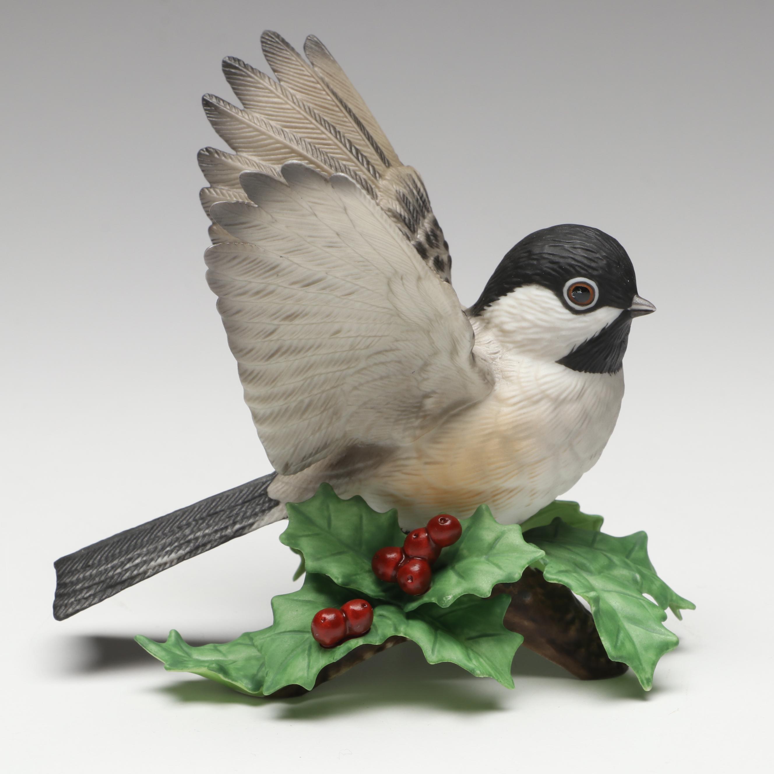 Lenox "Christmas Snowbird" and "Chickadee" Porcelain Figures