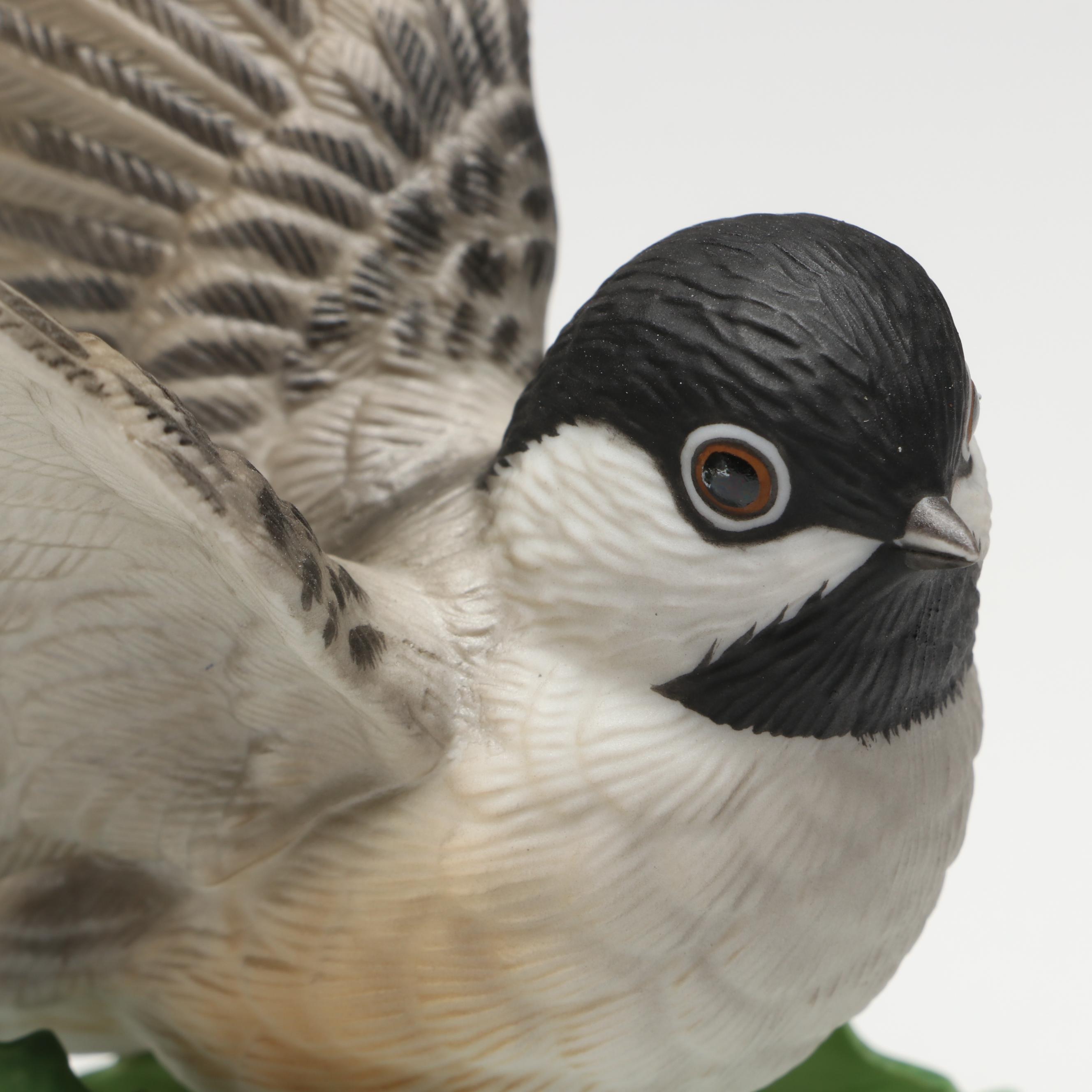 Lenox "Christmas Snowbird" and "Chickadee" Porcelain Figures