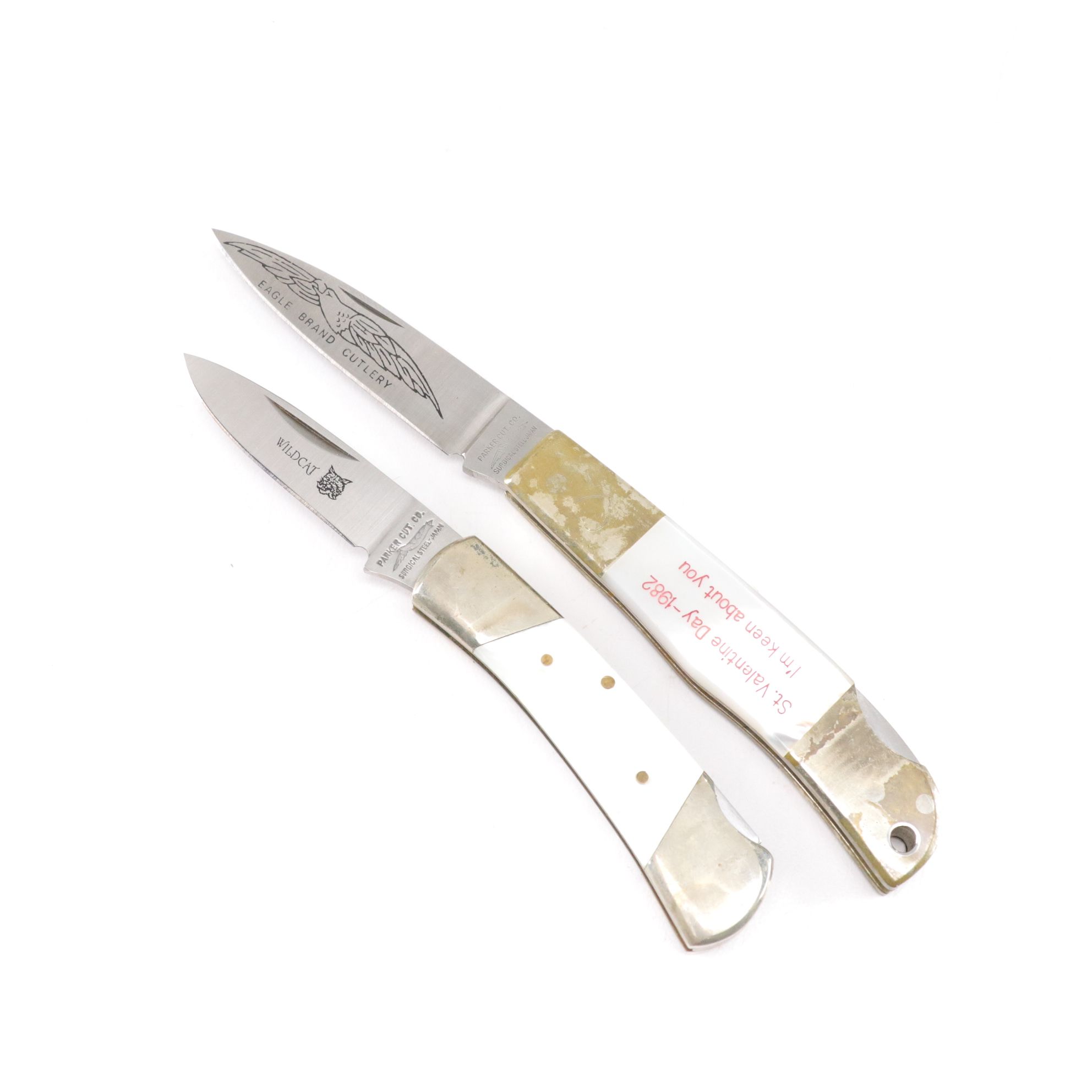 Frost, Taylor, Parker, KA-BAR and More Mother-of-Pearl Handled Folding Knives