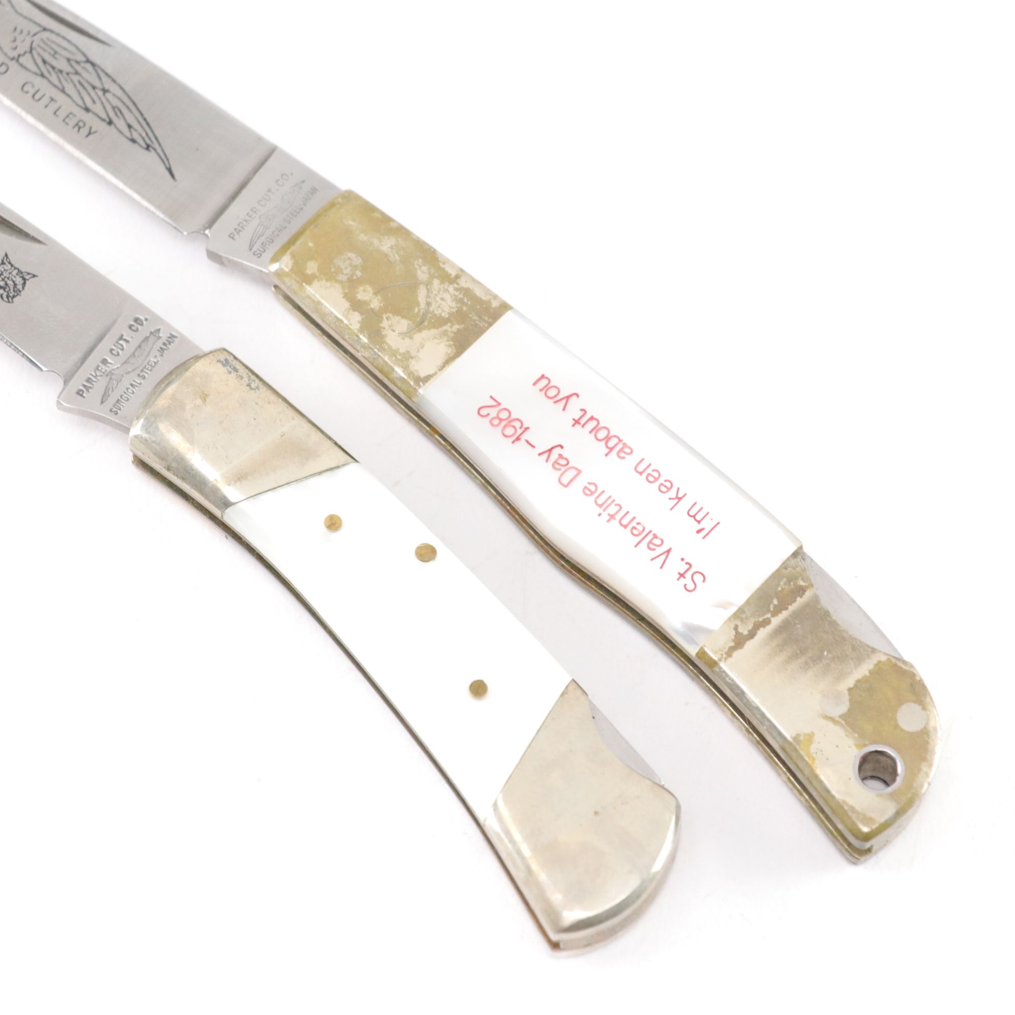 Frost, Taylor, Parker, KA-BAR and More Mother-of-Pearl Handled Folding Knives