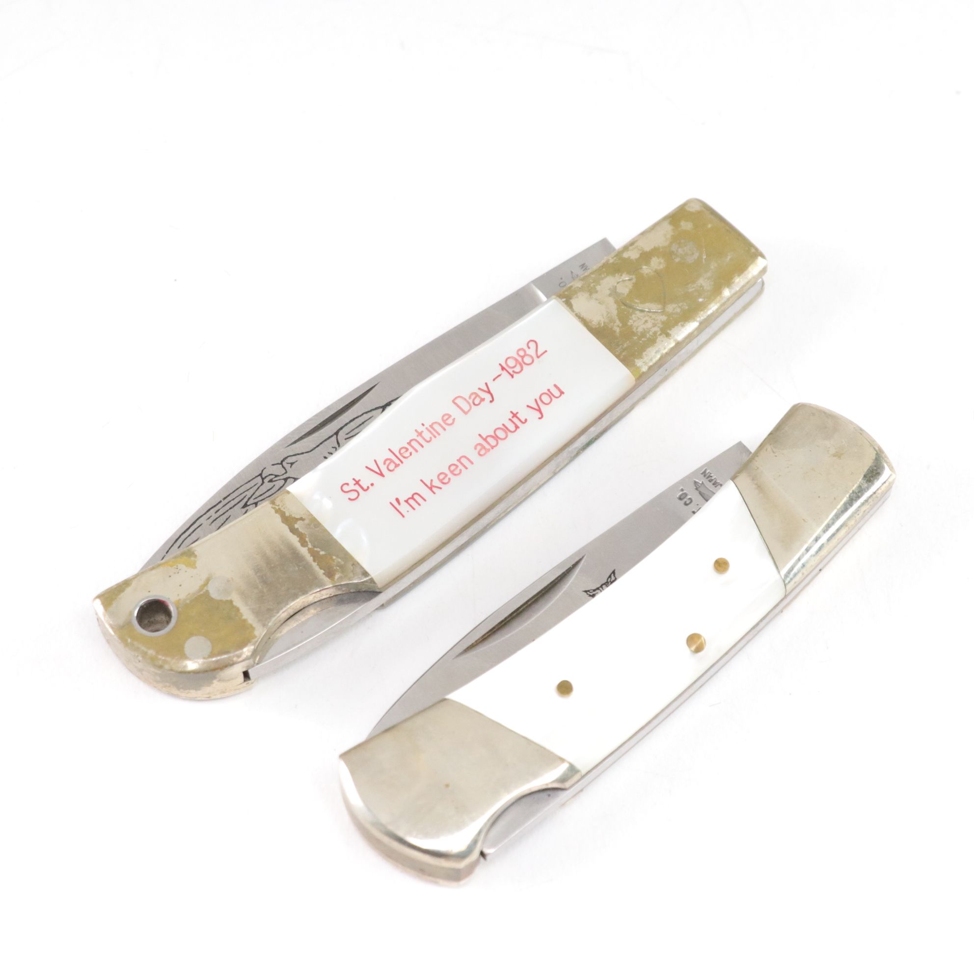 Frost, Taylor, Parker, KA-BAR and More Mother-of-Pearl Handled Folding Knives