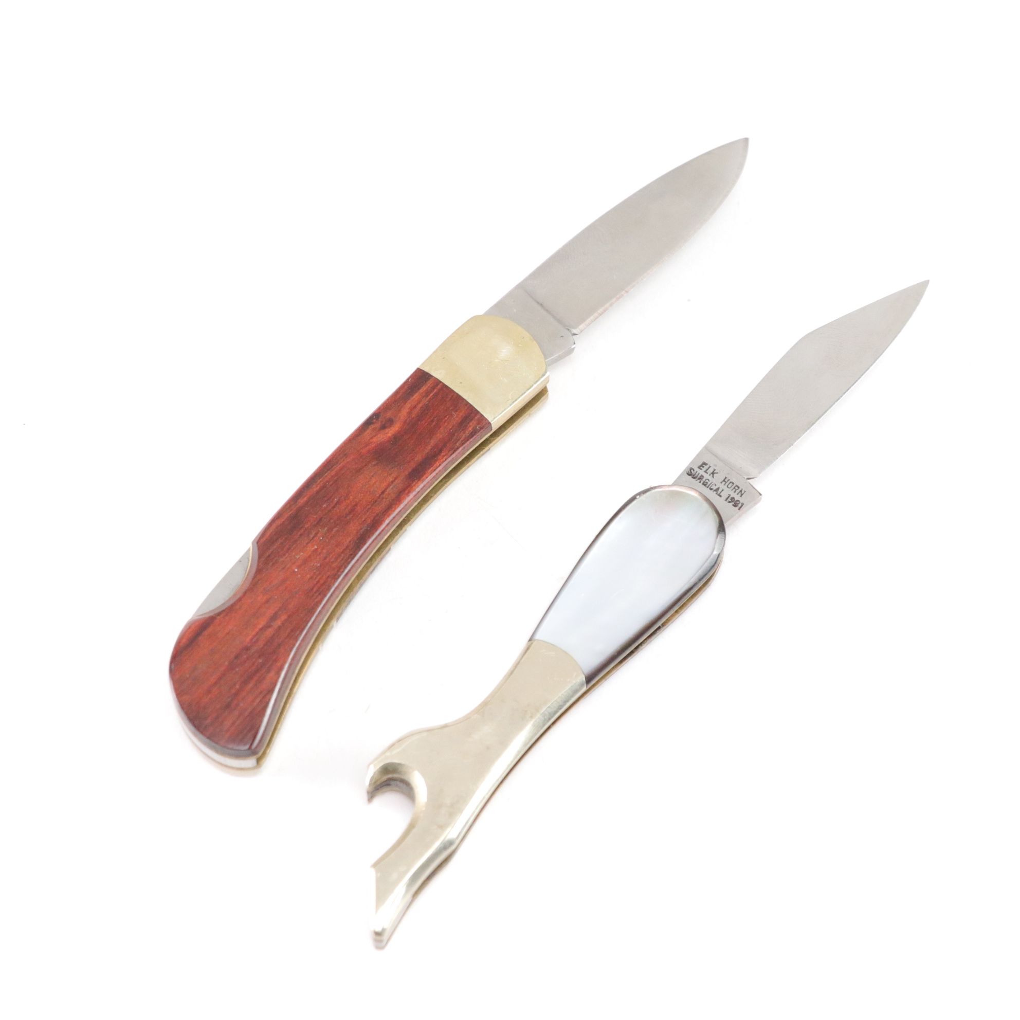 Frost, Taylor, Parker, KA-BAR and More Mother-of-Pearl Handled Folding Knives