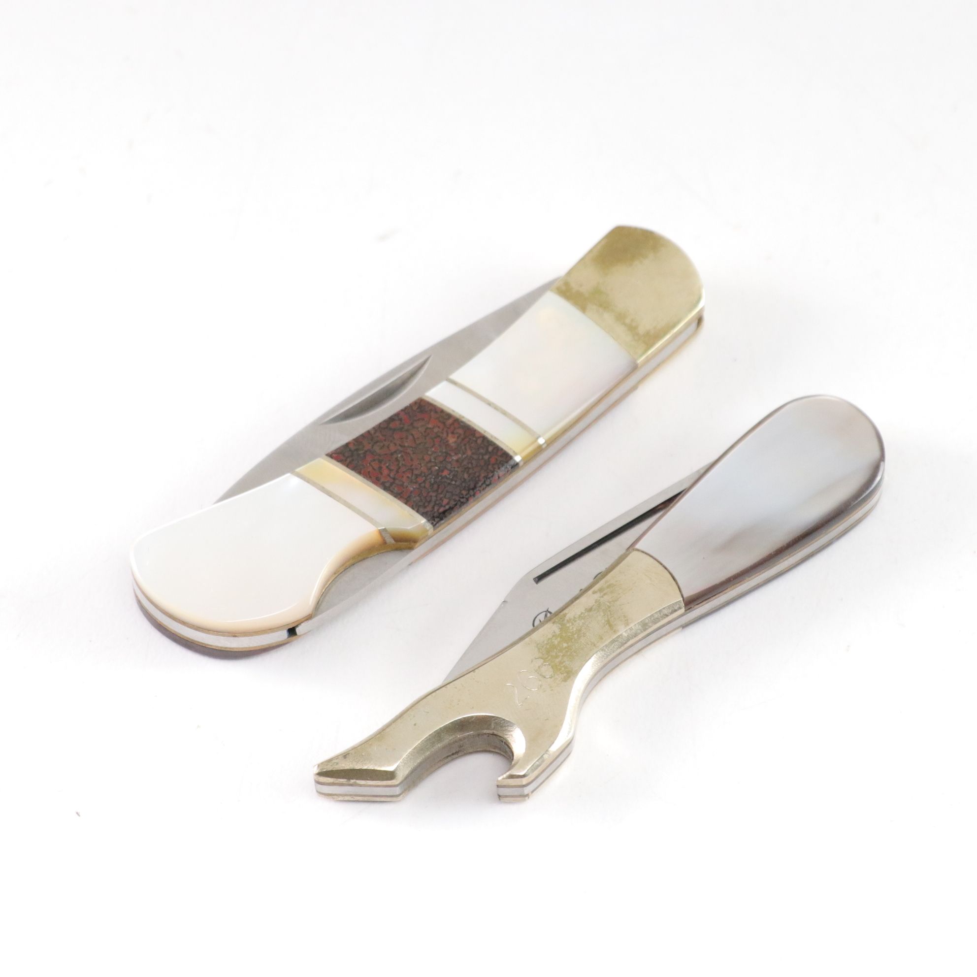 Frost, Taylor, Parker, KA-BAR and More Mother-of-Pearl Handled Folding Knives