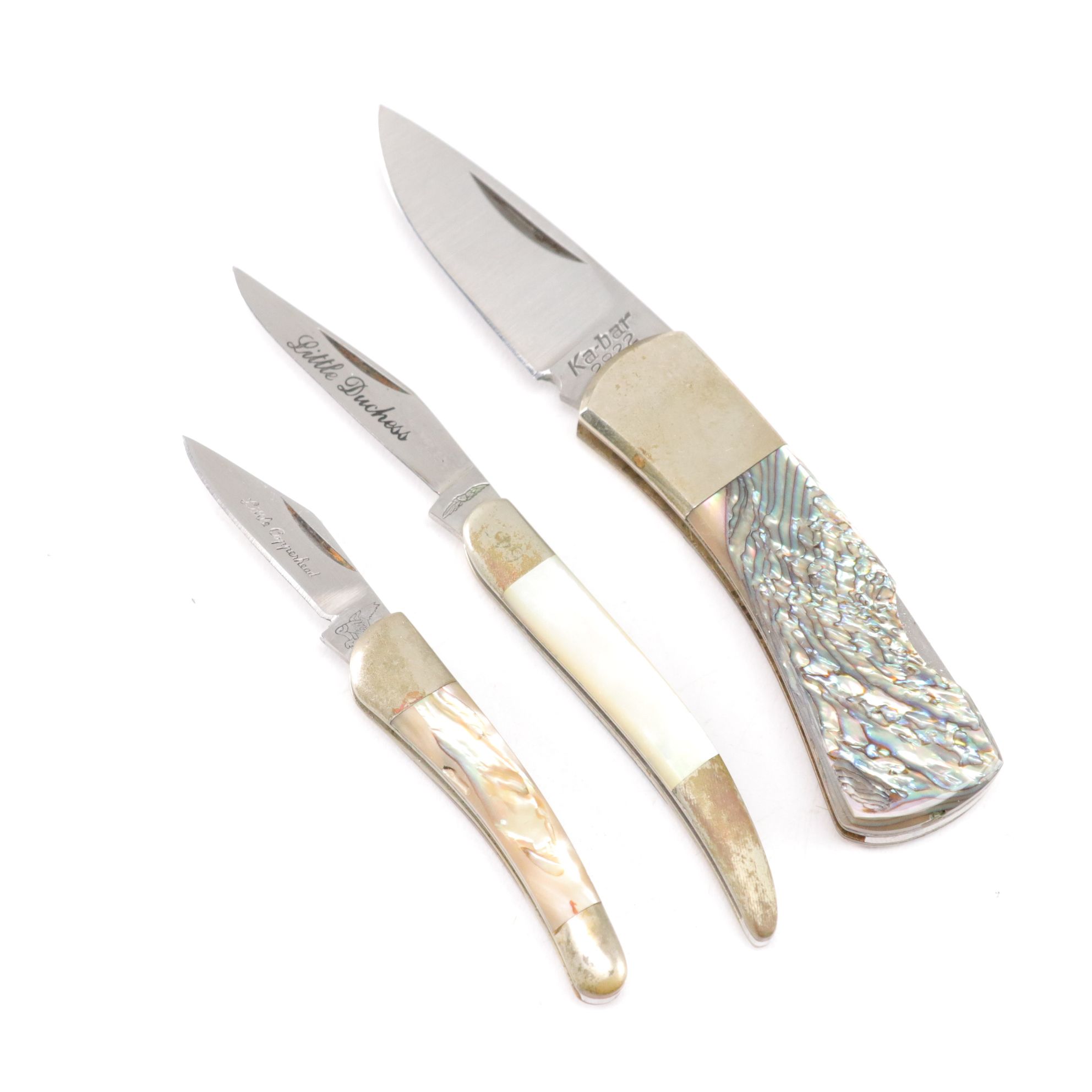 Frost, Taylor, Parker, KA-BAR and More Mother-of-Pearl Handled Folding Knives