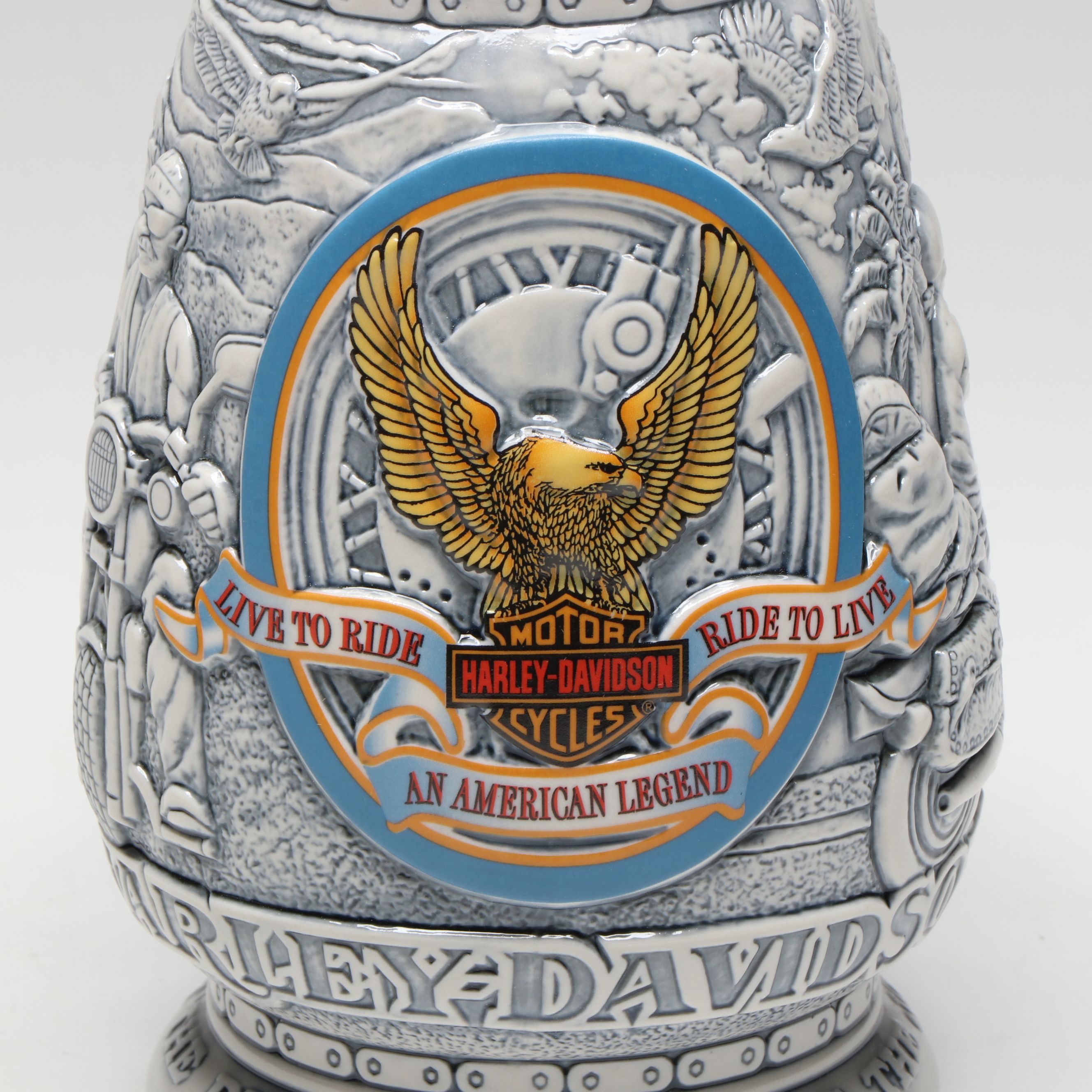Harley-Davidson Ceramic Collectors Stein