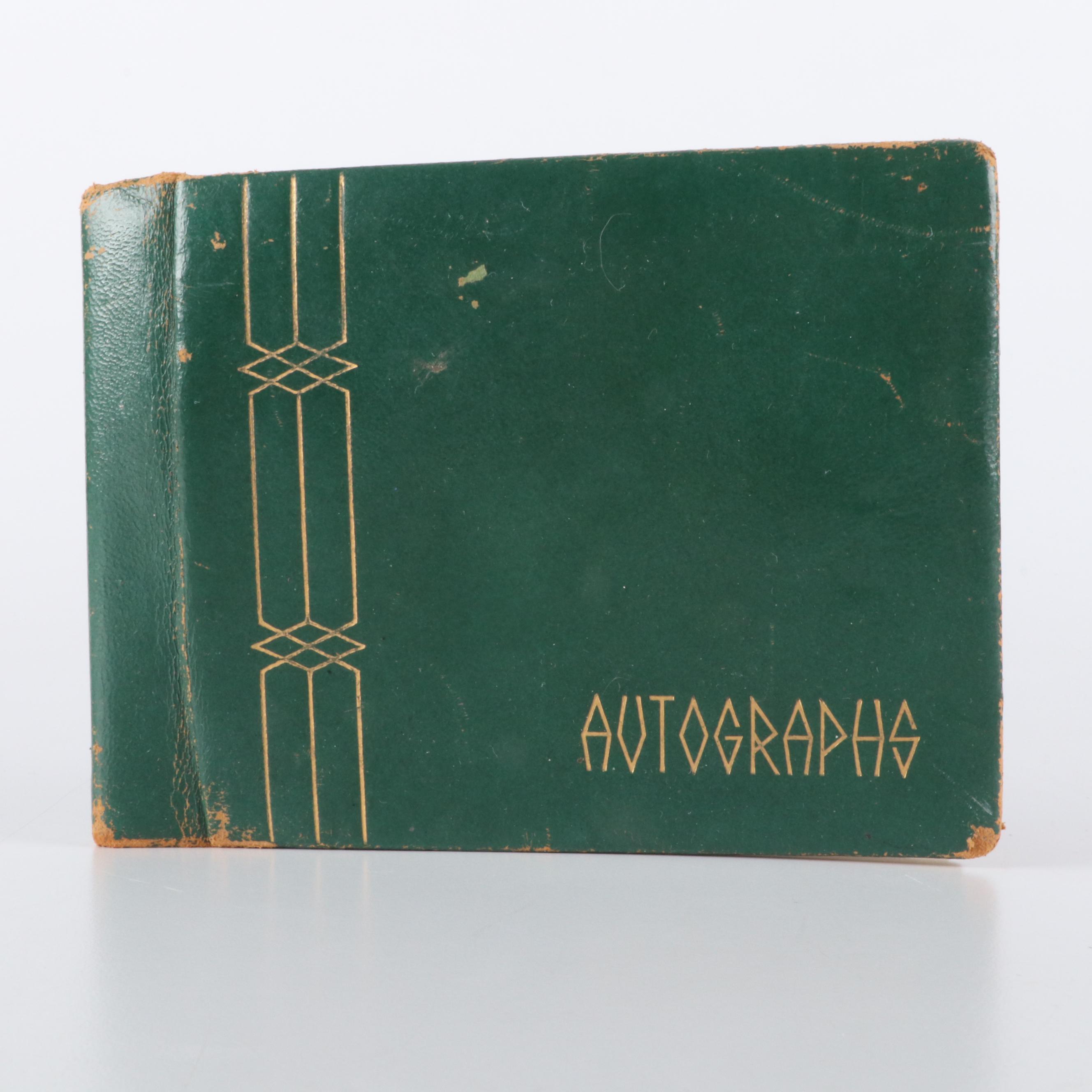 Middle School Autograph Book, Nora Ephron & Early Celebrity Signatures, 1950s