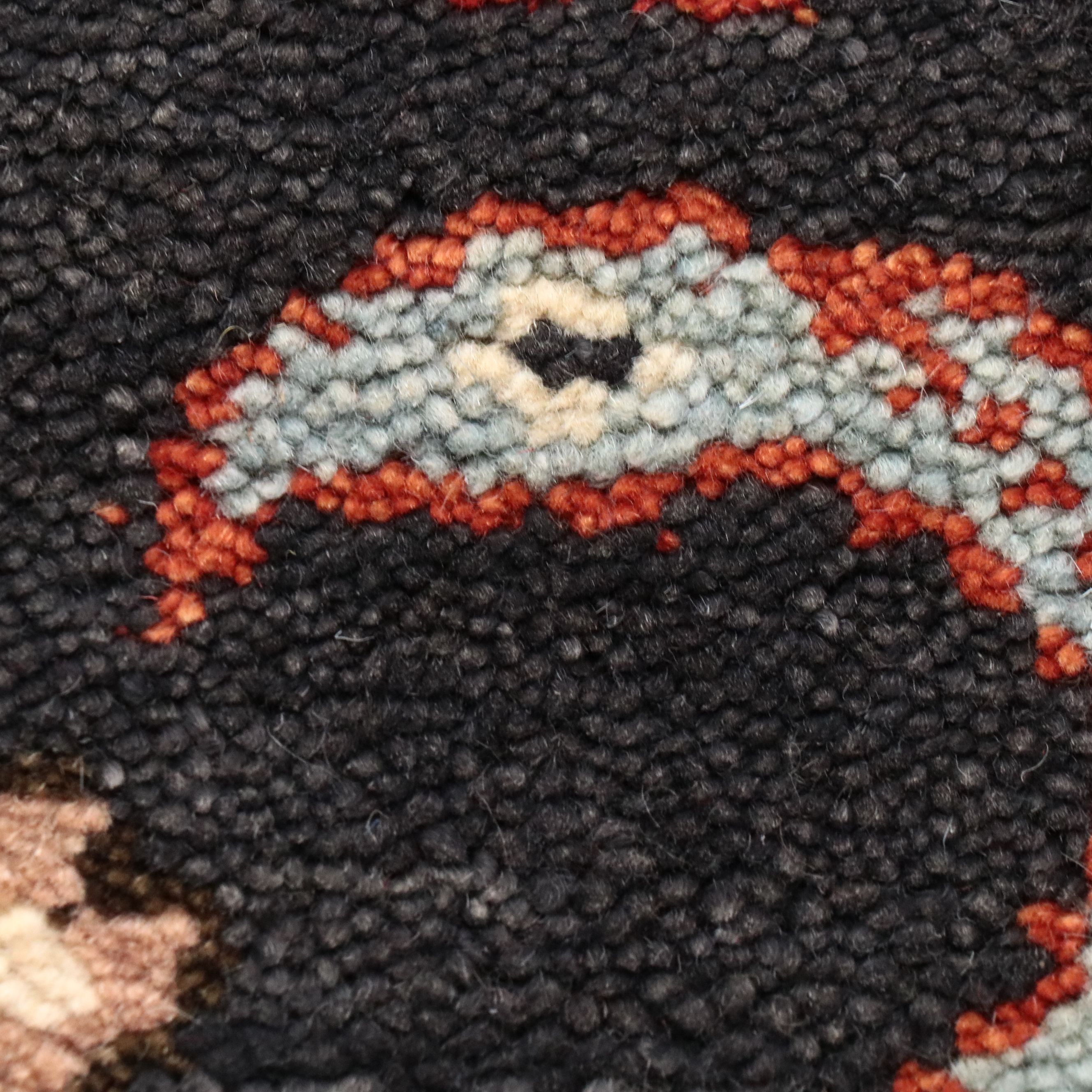 4' x 6'3 Hand-Knotted Indo-Persian Ziegler Pictorial Area Rug