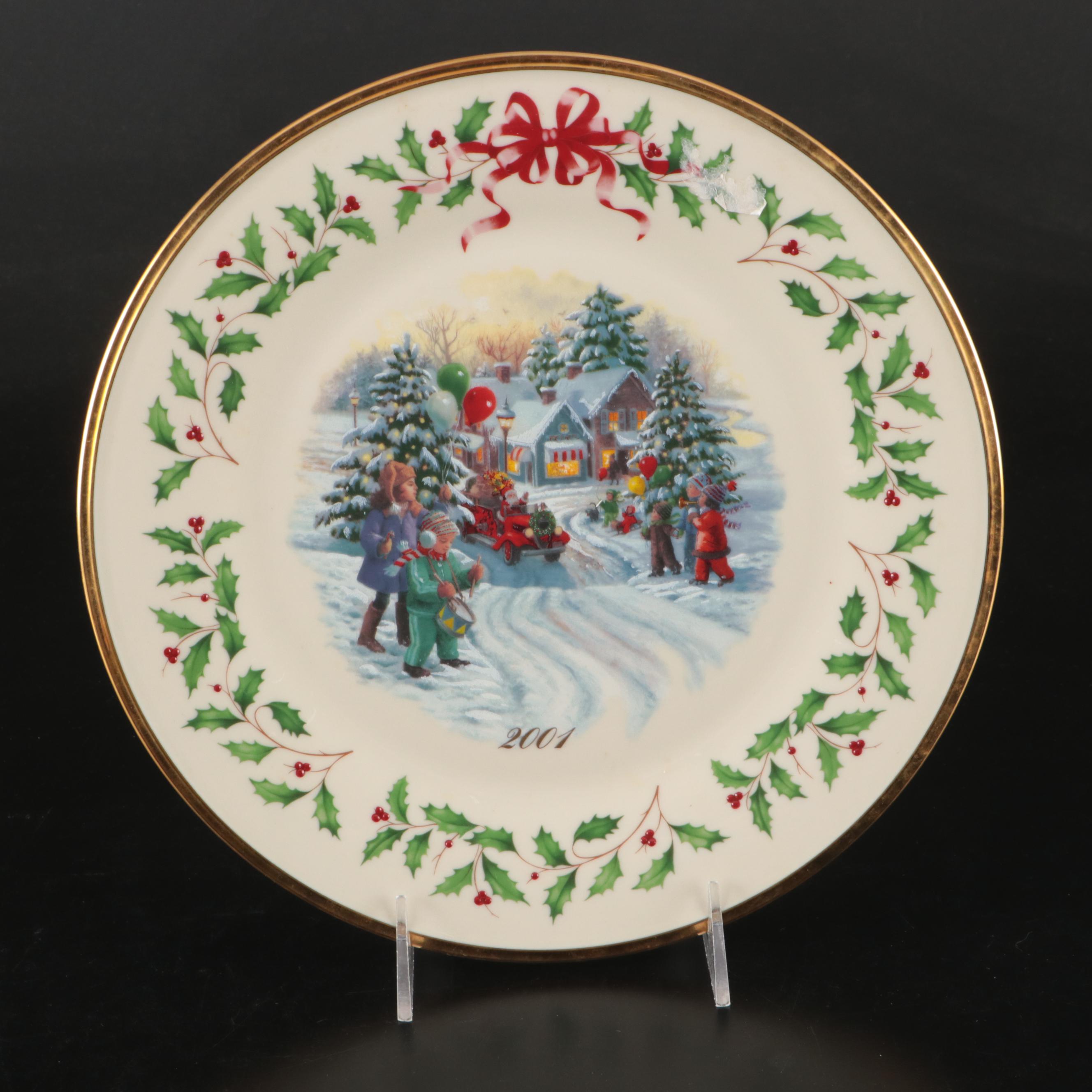 Lenox &quot;Illuminations&quot; Versailles Candlesticks with Shakers and Holiday Plate