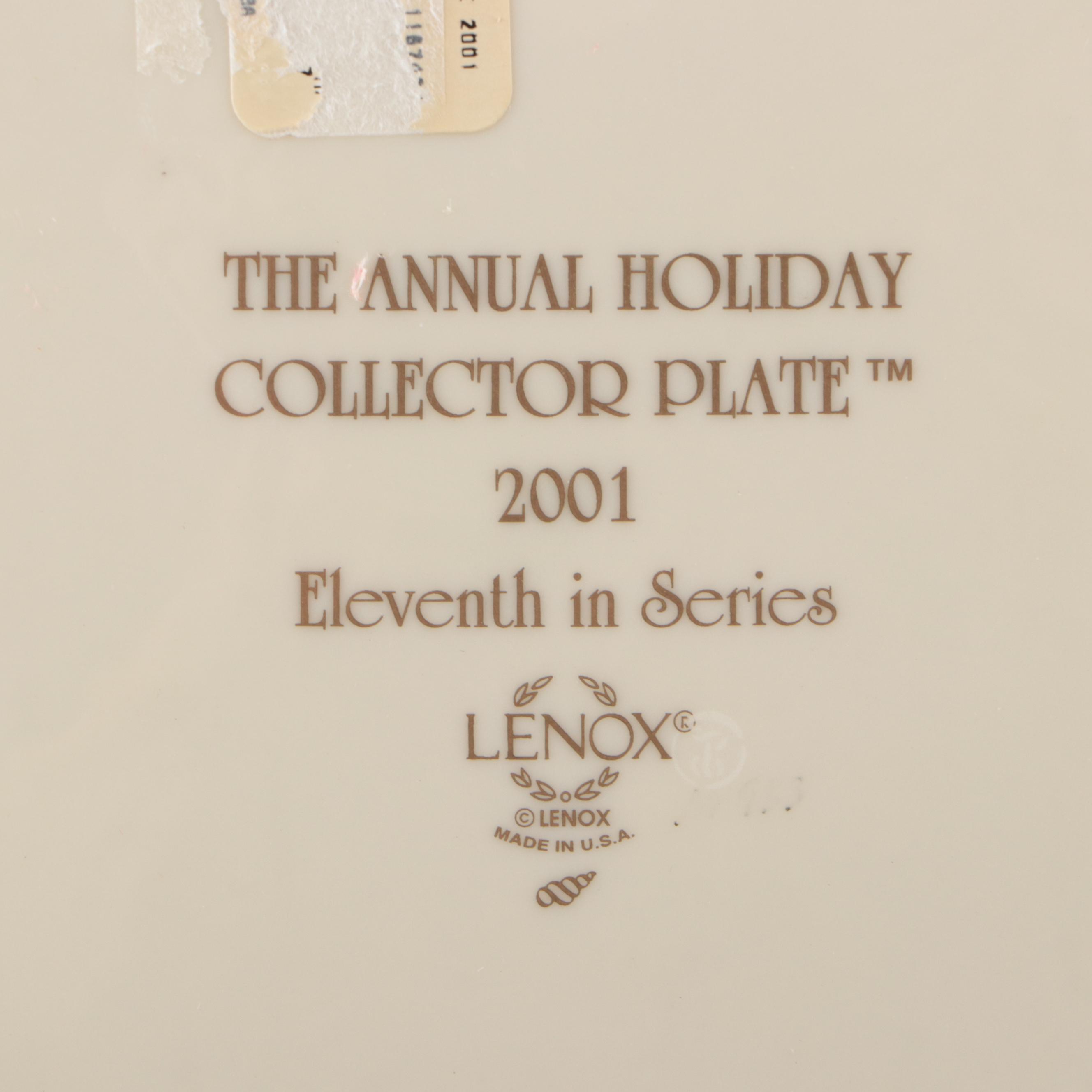 Lenox &quot;Illuminations&quot; Versailles Candlesticks with Shakers and Holiday Plate