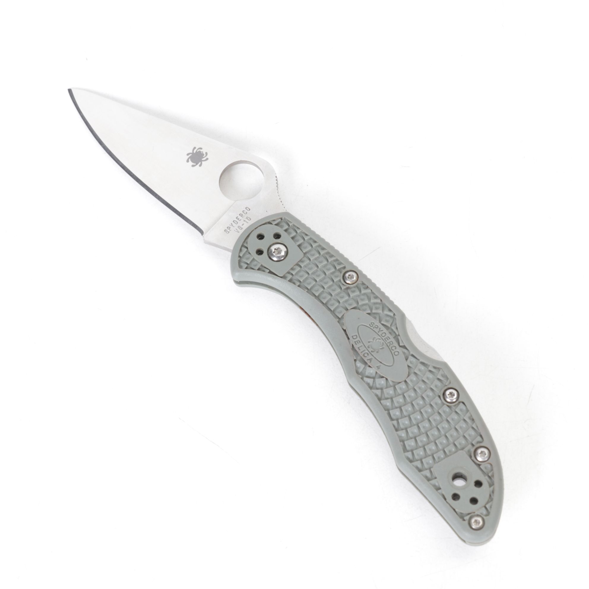 Spyderco "Delica 4" Lightweight Flat Ground Folding Knife