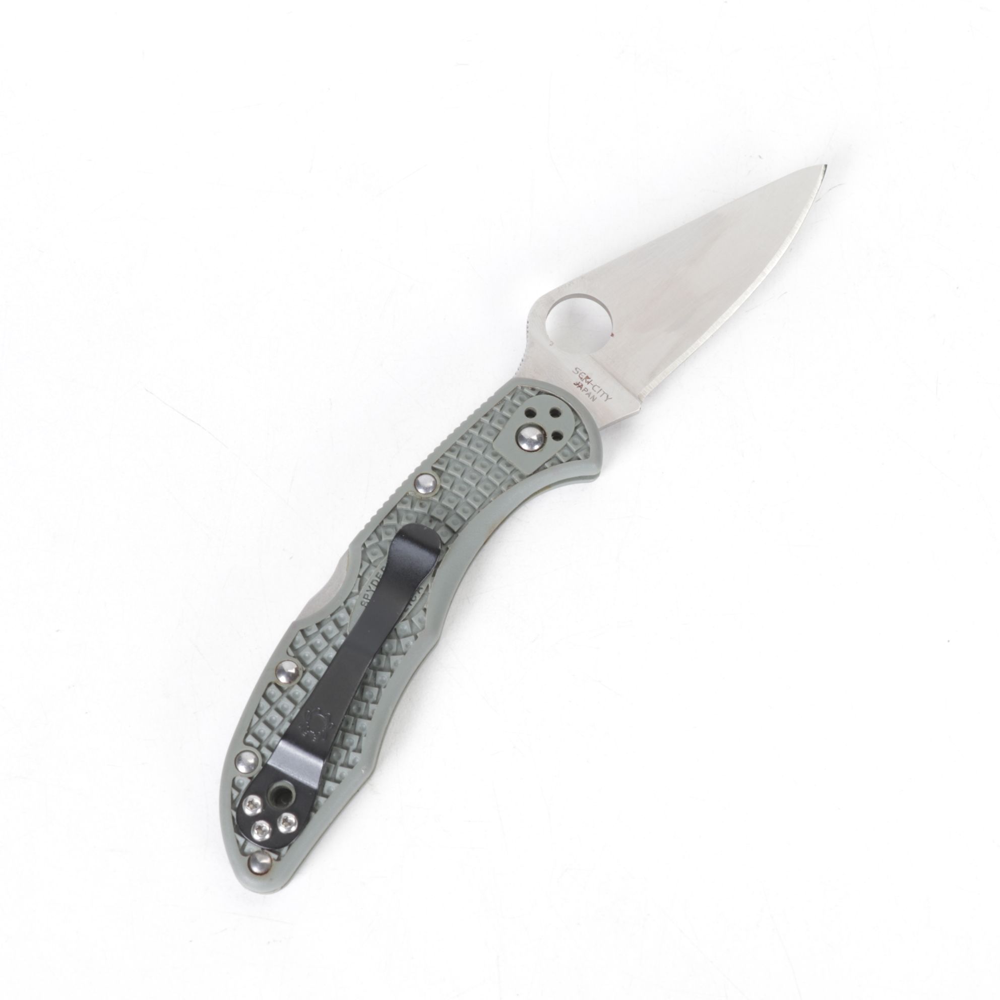 Spyderco "Delica 4" Lightweight Flat Ground Folding Knife