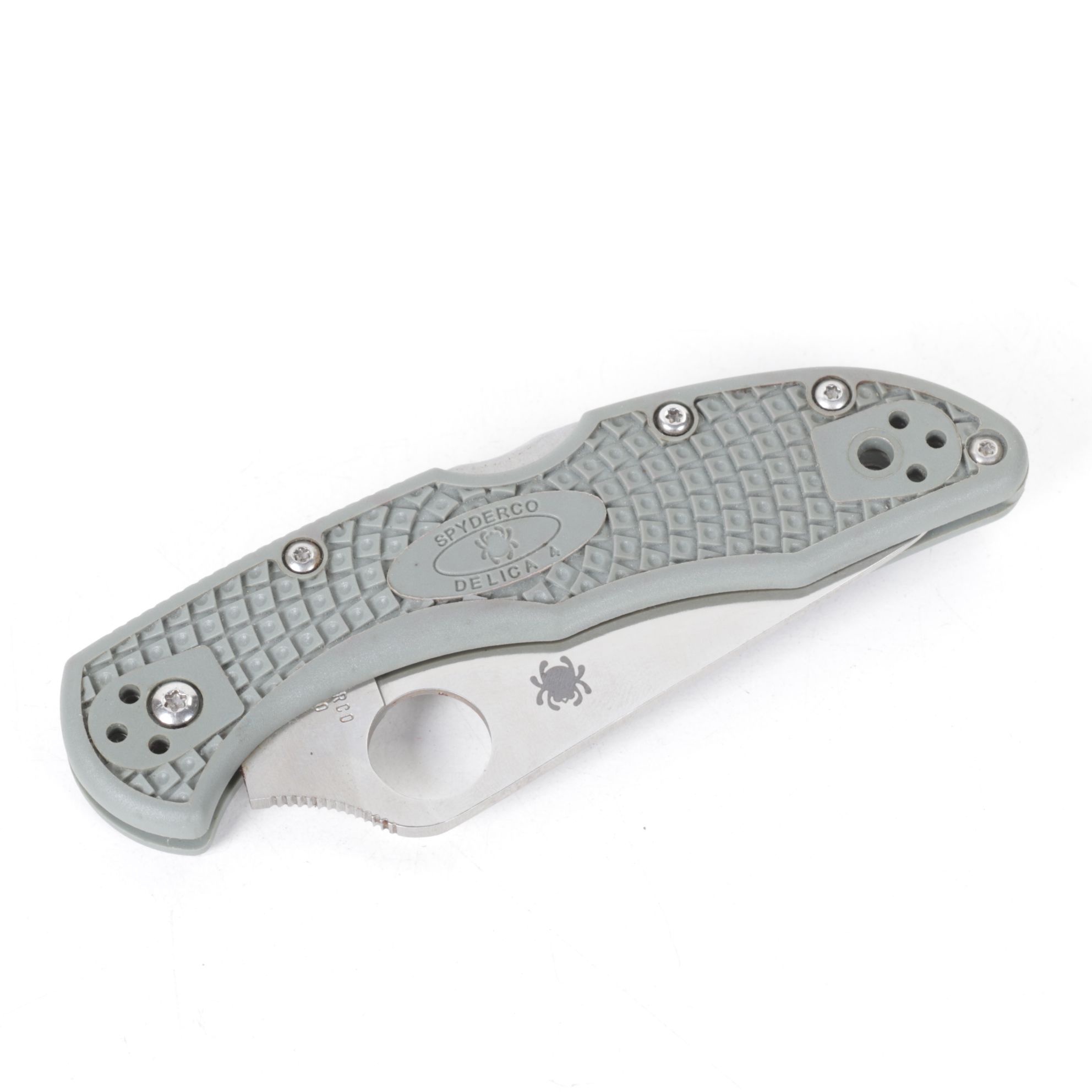 Spyderco "Delica 4" Lightweight Flat Ground Folding Knife