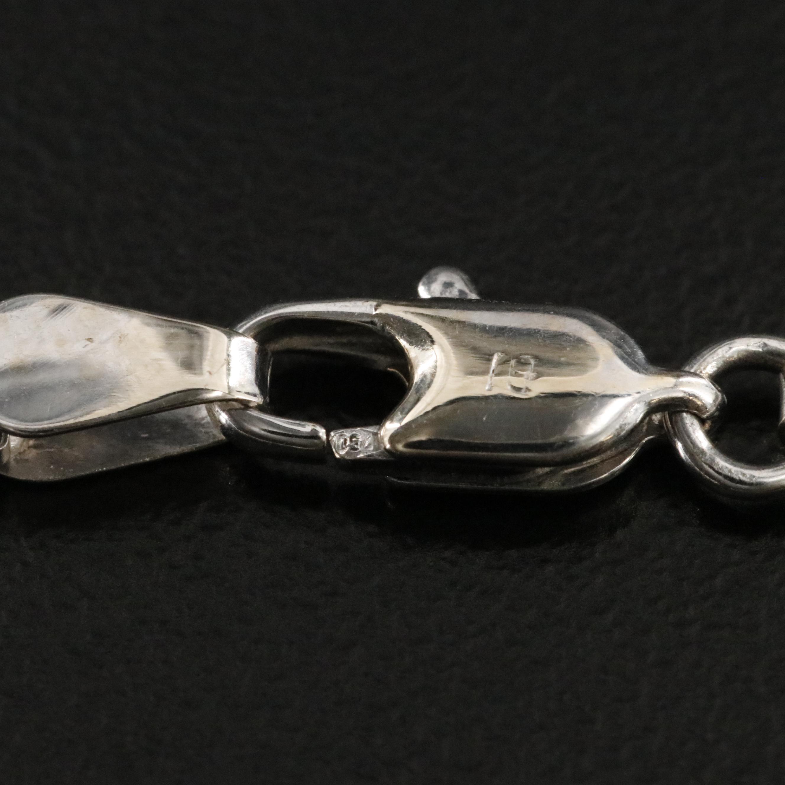 18K 1.07 CTW Diamond and Sapphire Collar Necklace