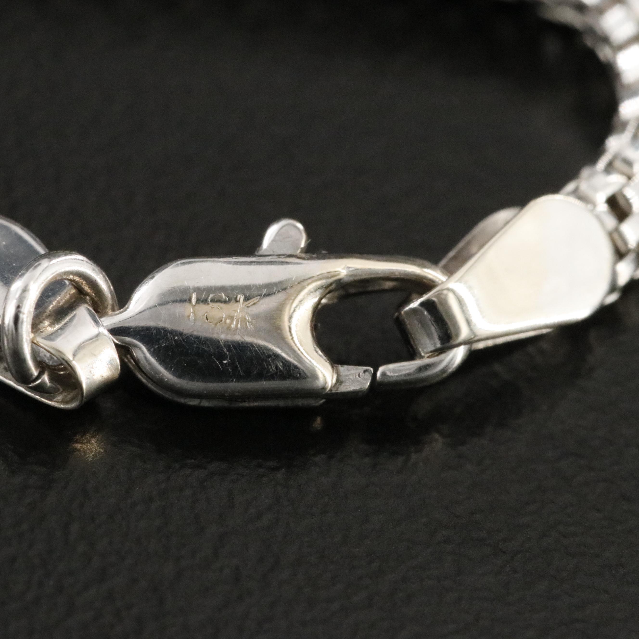 18K 1.07 CTW Diamond and Sapphire Collar Necklace