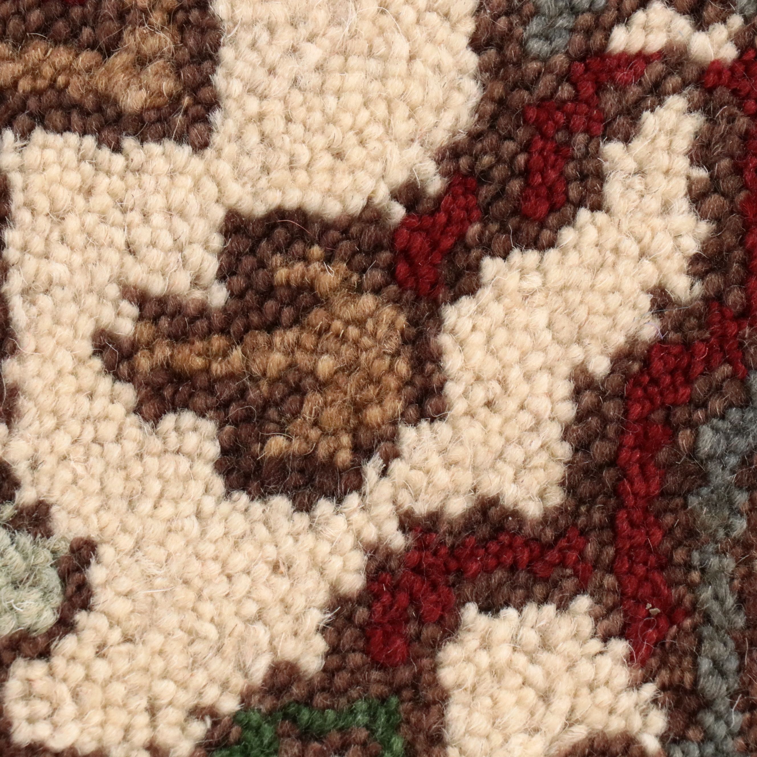 3' x 5'3 Hand-Knotted Indo-Persian Heriz Area Rug