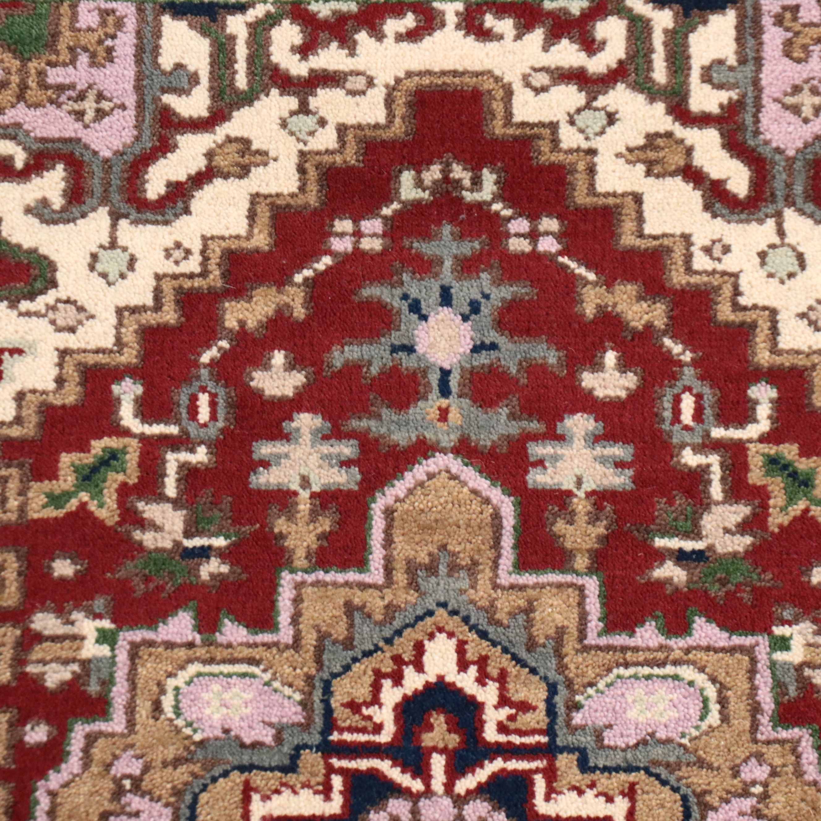 3' x 5'3 Hand-Knotted Indo-Persian Heriz Area Rug