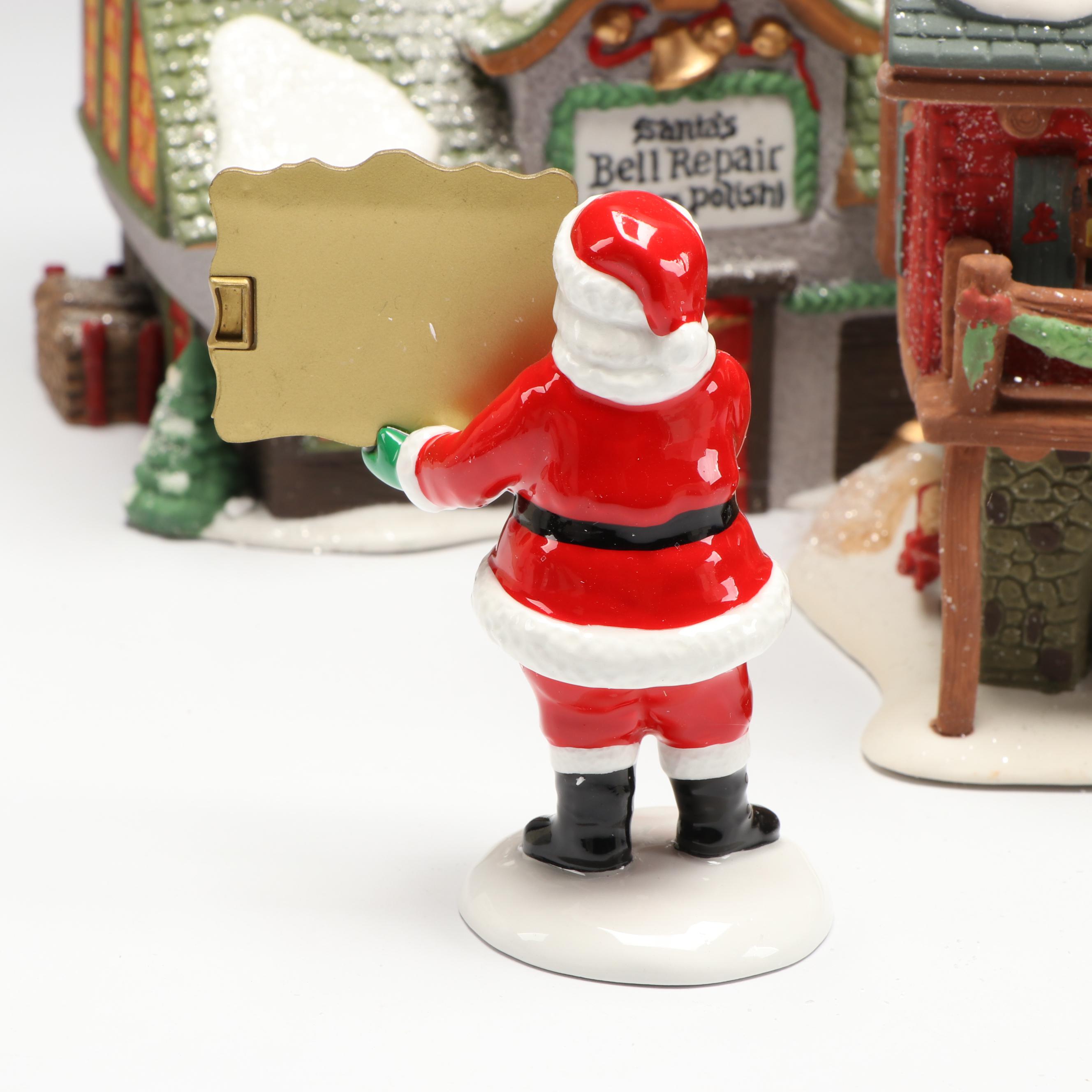 Department 56 "Santa's Rooming House" with More North Pole Series Sets