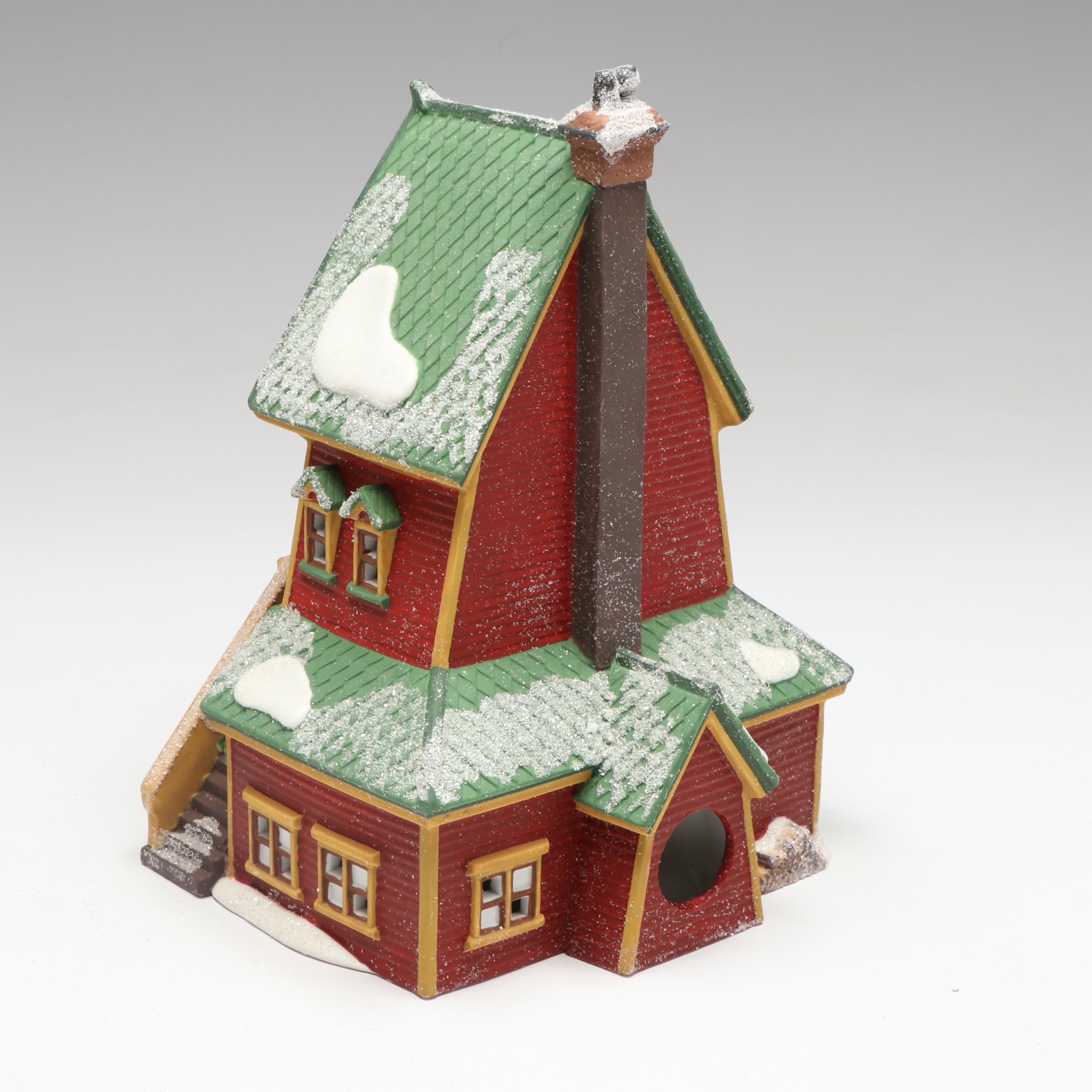 Department 56 "Santa's Rooming House" with More North Pole Series Sets