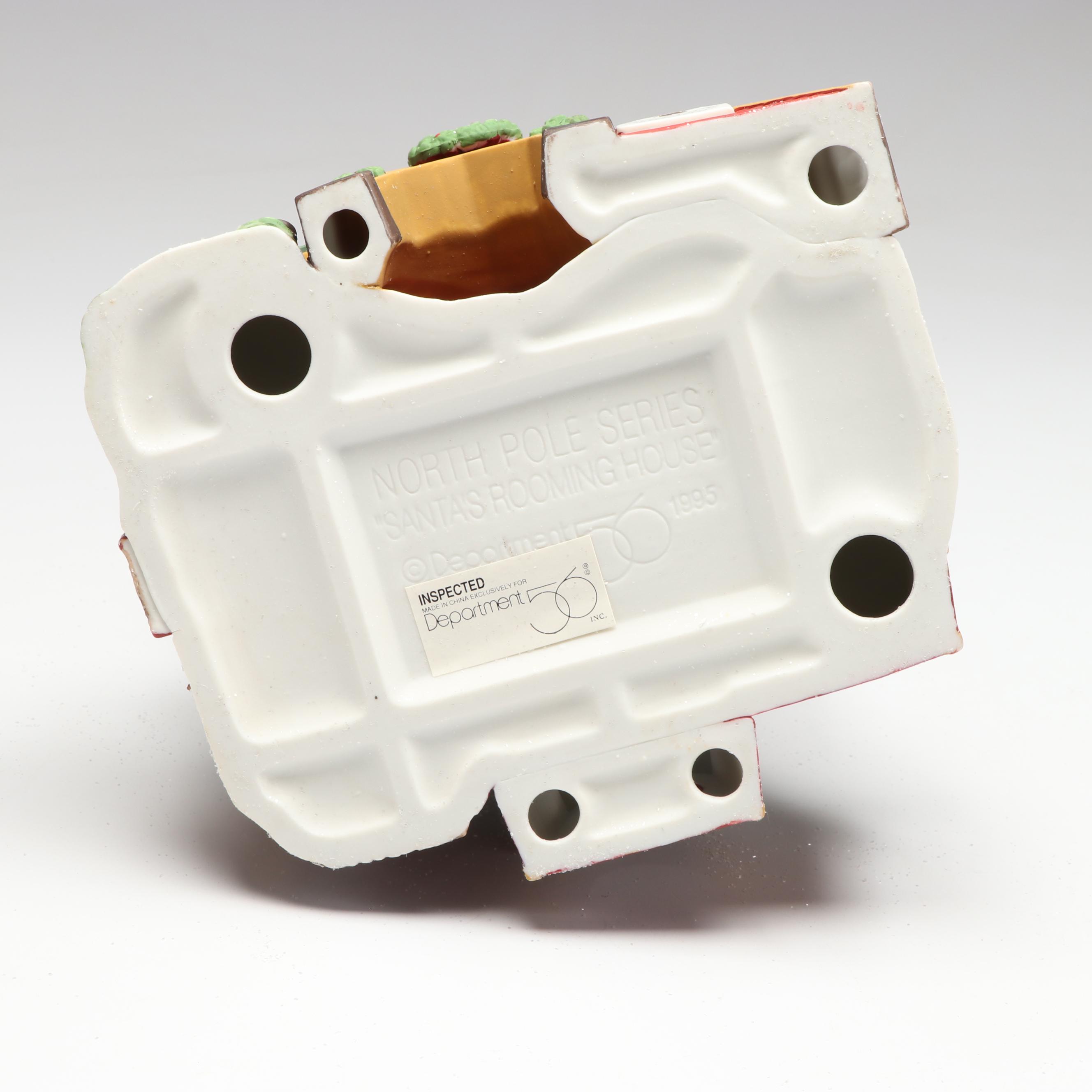 Department 56 "Santa's Rooming House" with More North Pole Series Sets