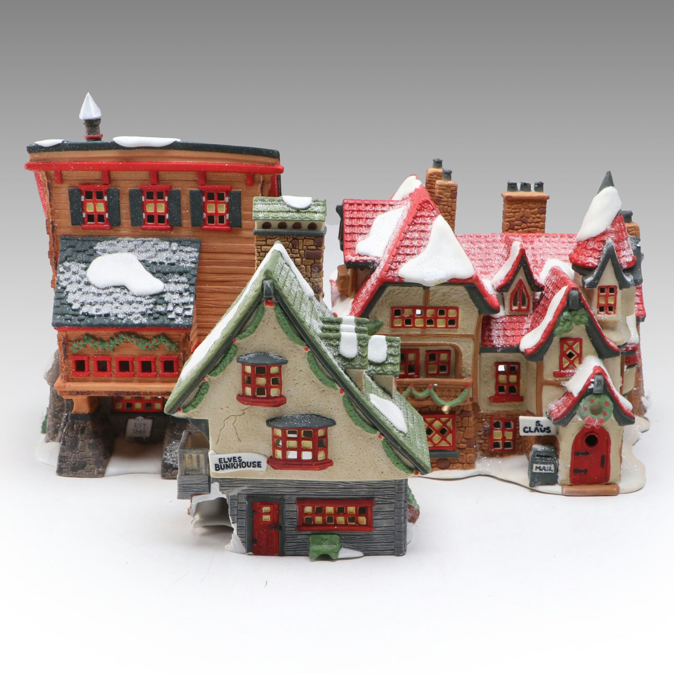 Department 56 "Santa's Workshop" with More North Pole Series Sets