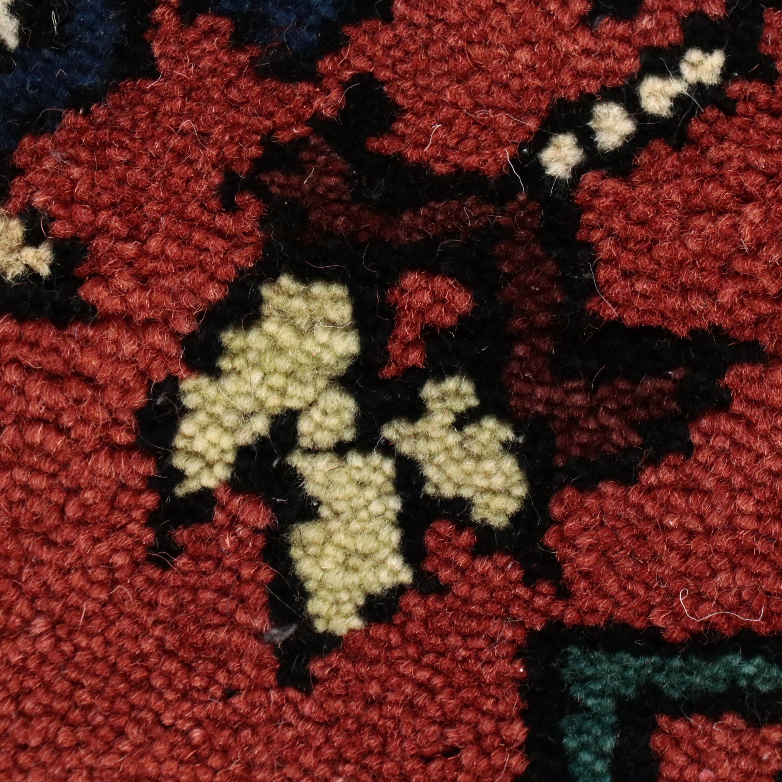 7'10 x 10' Hand-Knotted Indo-Persian Heriz Area Rug