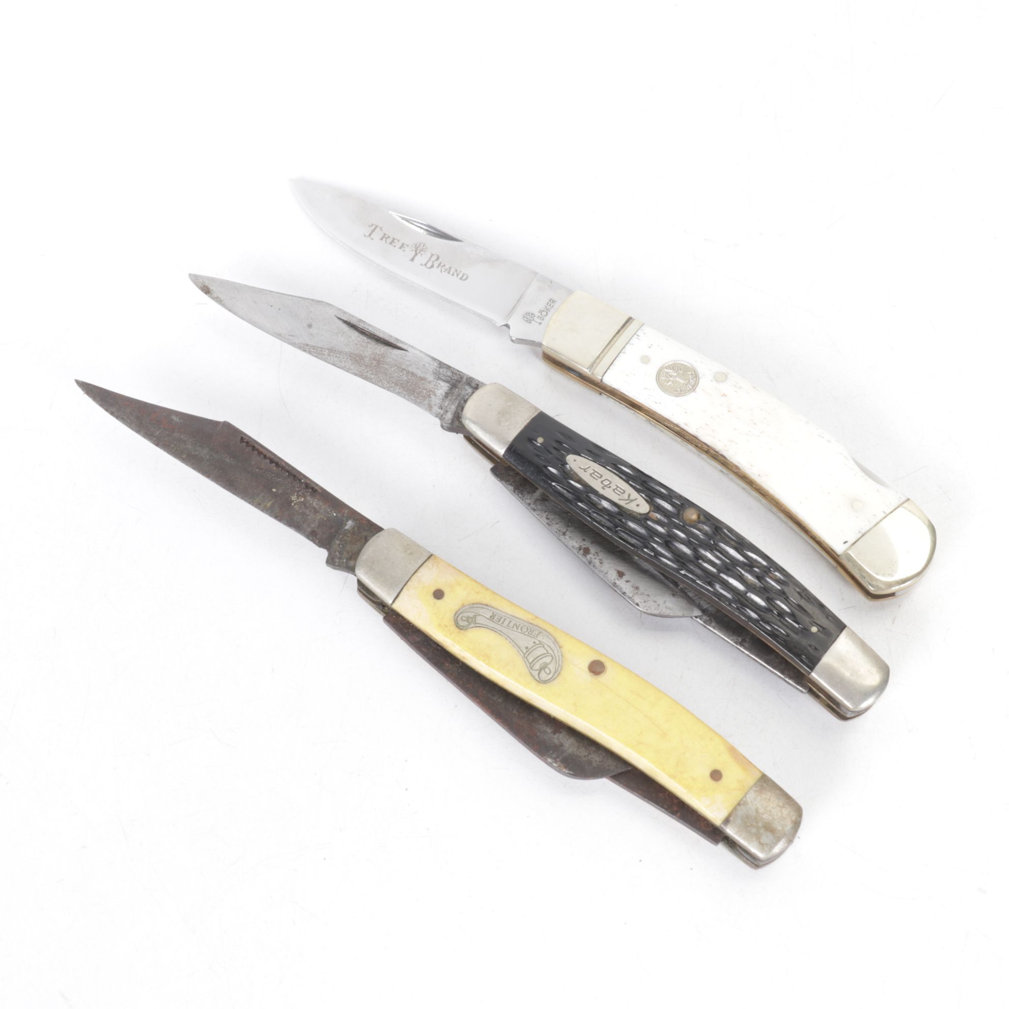 Folding Pocket Knife Collection, Mid to Late 20th Century