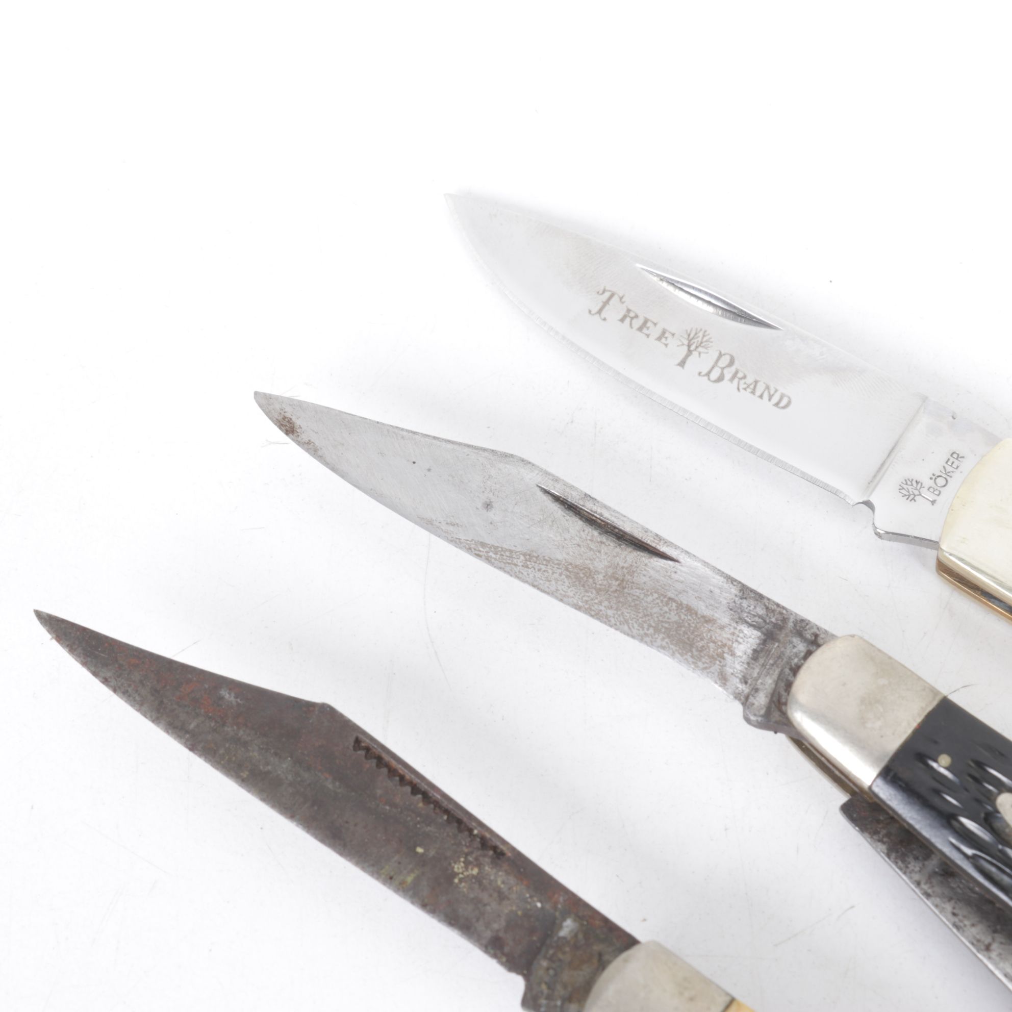 Folding Pocket Knife Collection, Mid to Late 20th Century