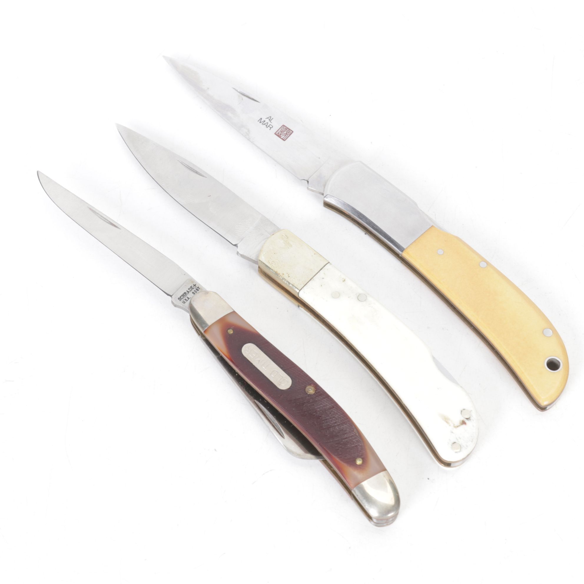 Folding Pocket Knife Collection, Mid to Late 20th Century