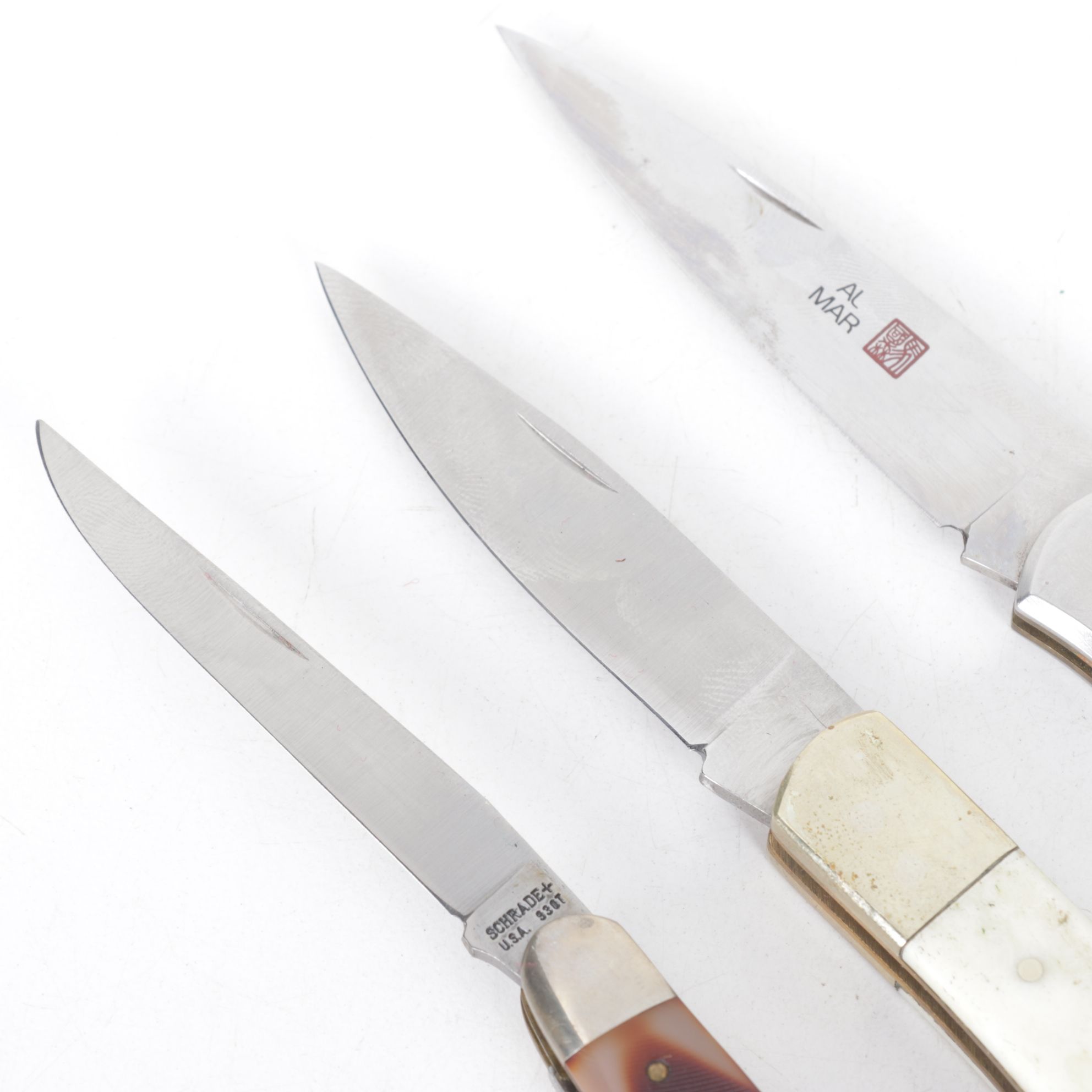 Folding Pocket Knife Collection, Mid to Late 20th Century