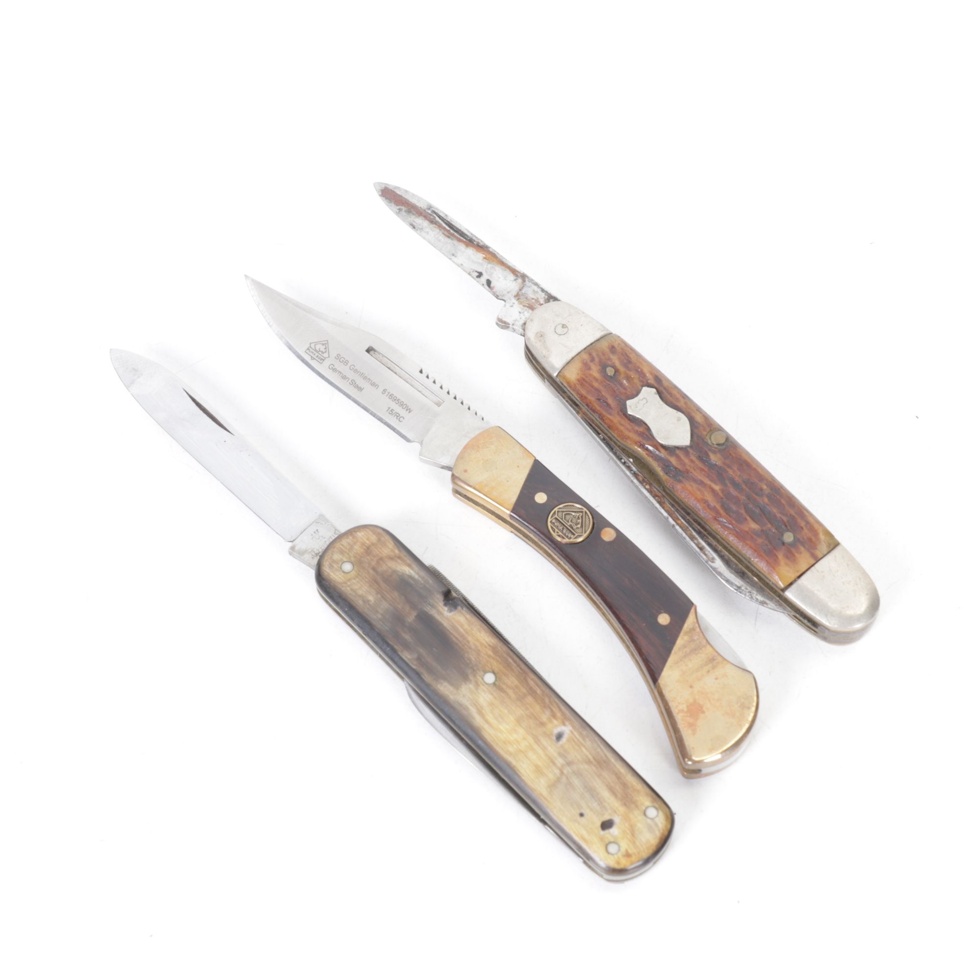 Folding Pocket Knife Collection, Mid to Late 20th Century