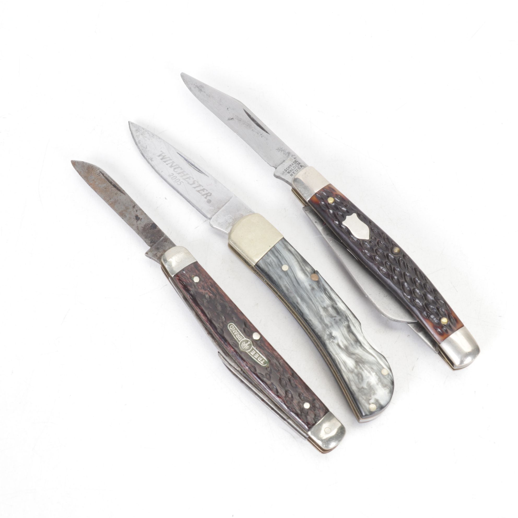 Folding Pocket Knife Collection, Mid to Late 20th Century