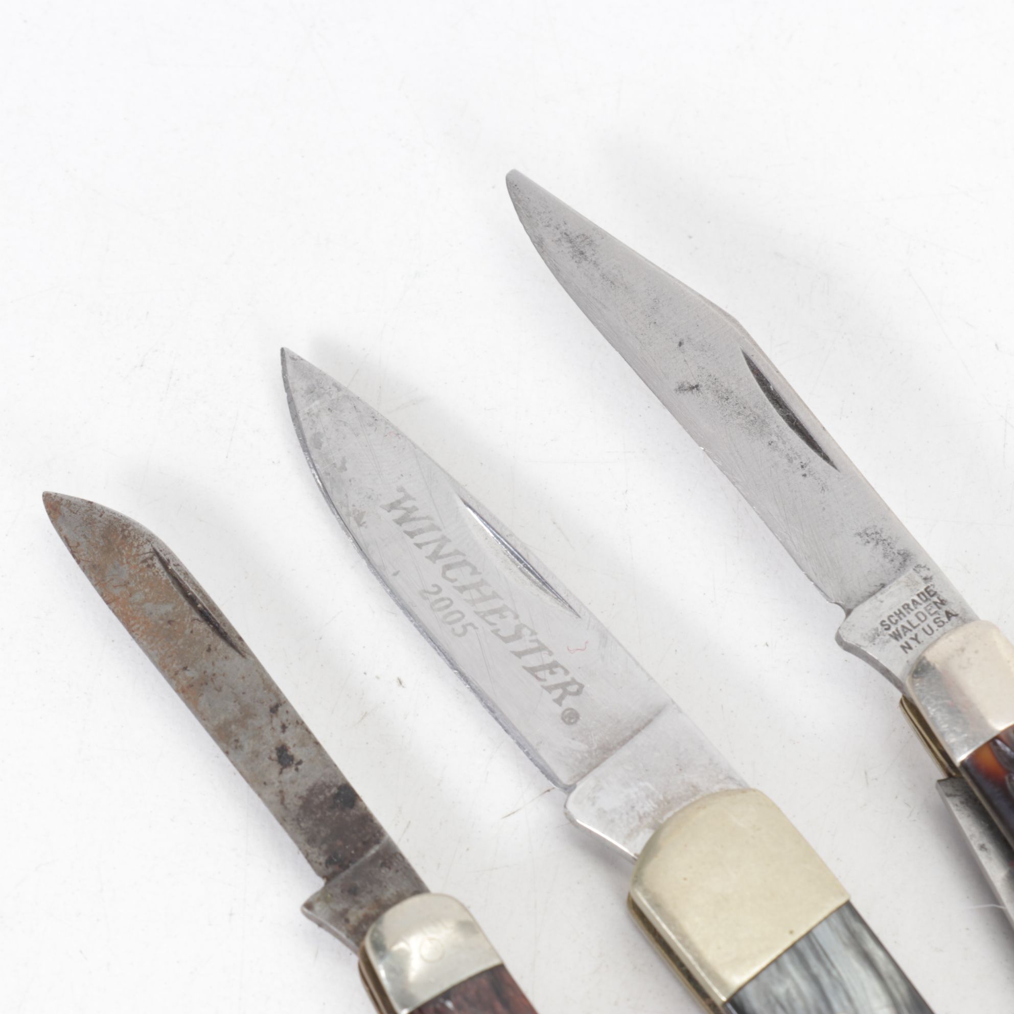 Folding Pocket Knife Collection, Mid to Late 20th Century