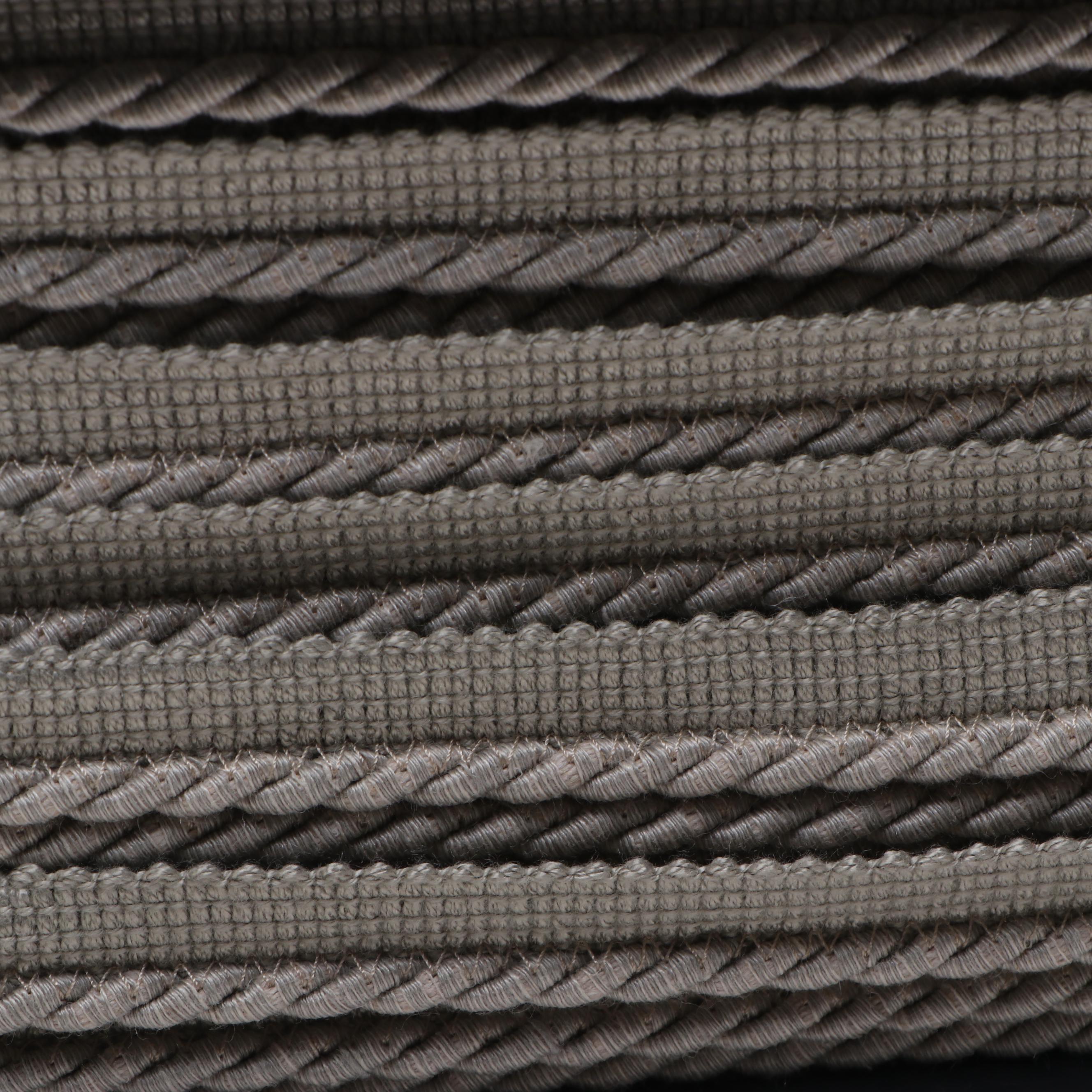 Spools of Platinum Color Braided Lipcord Trim