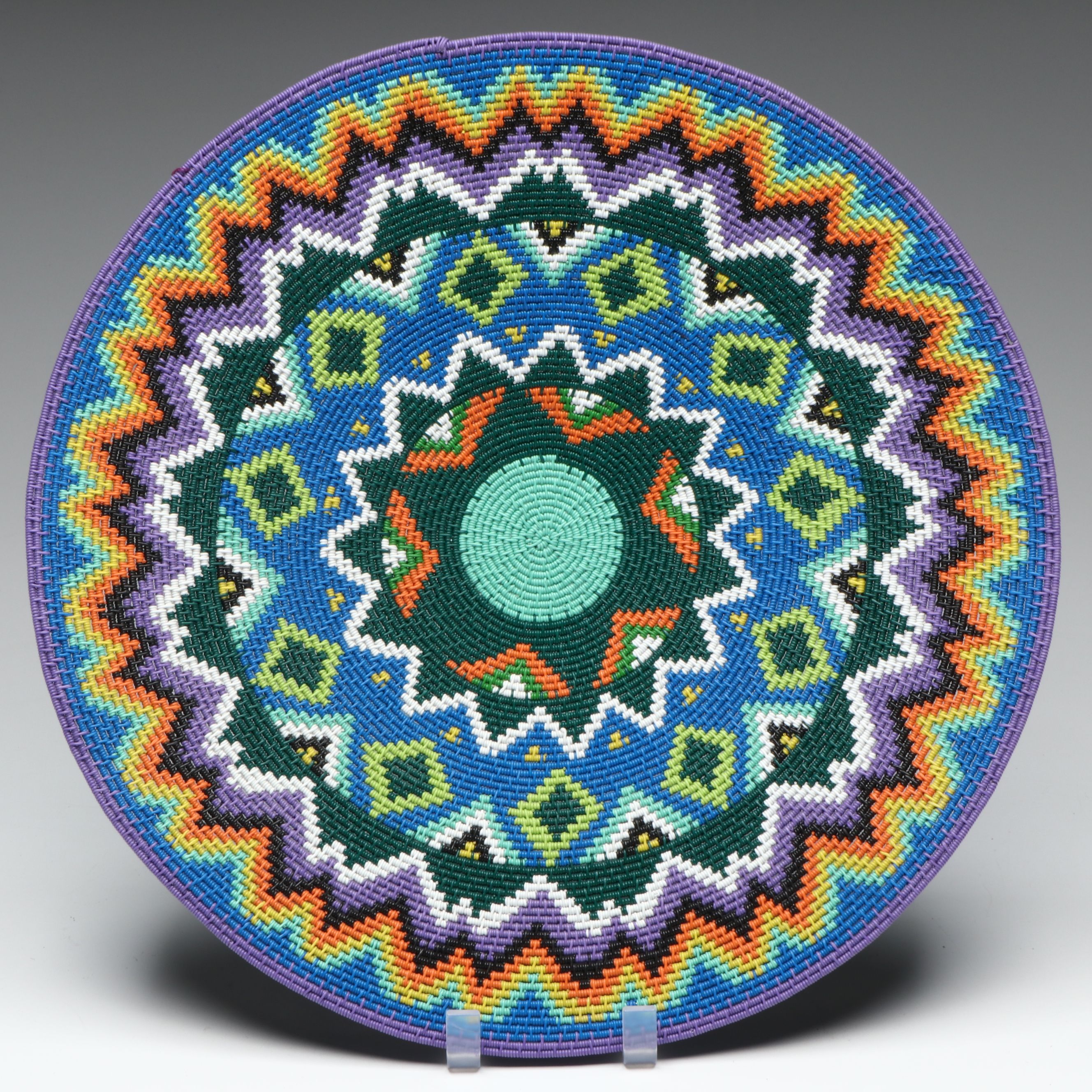 Eunice Mawnolla South African Polychrome Telephone and Baling Wire Basket