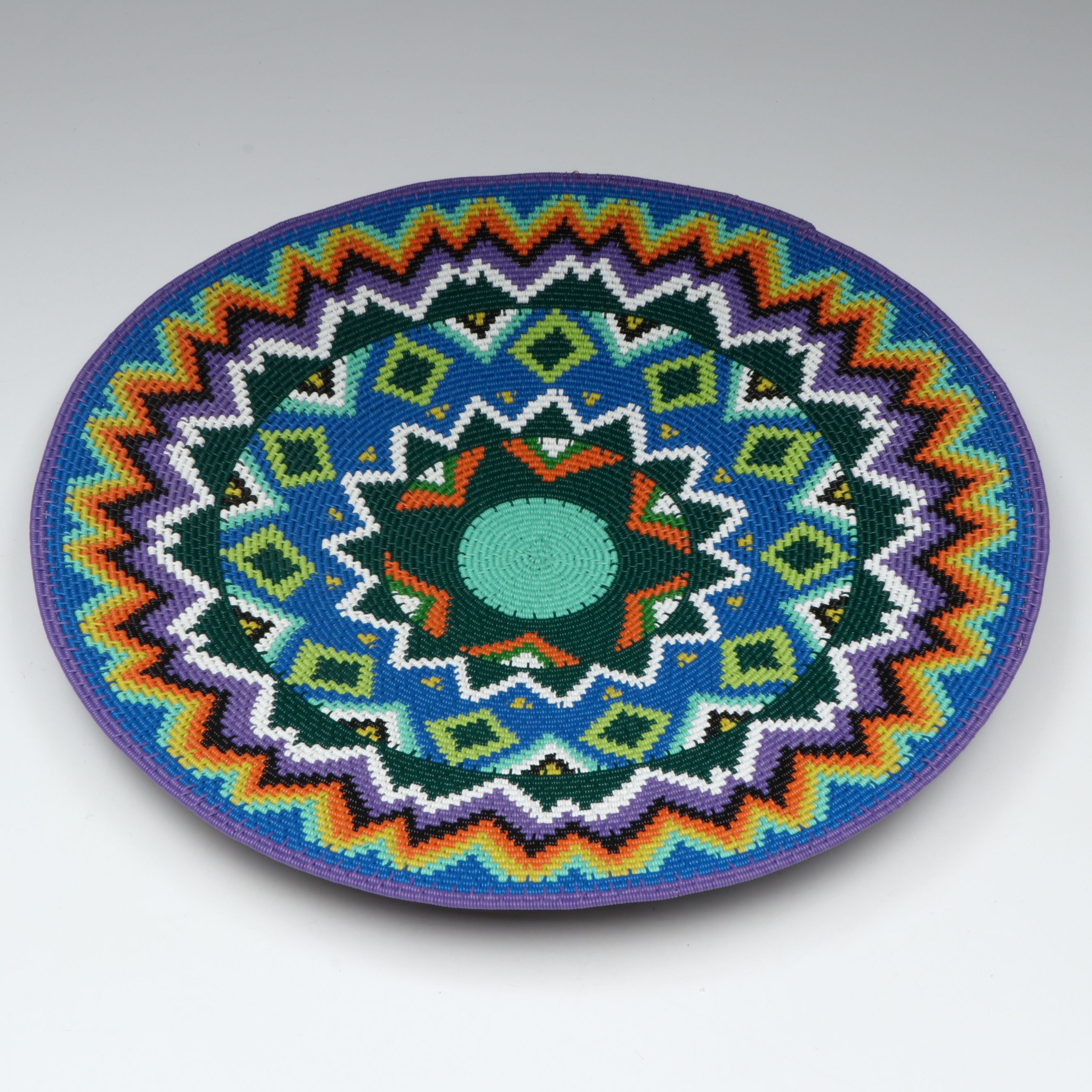 Eunice Mawnolla South African Polychrome Telephone and Baling Wire Basket