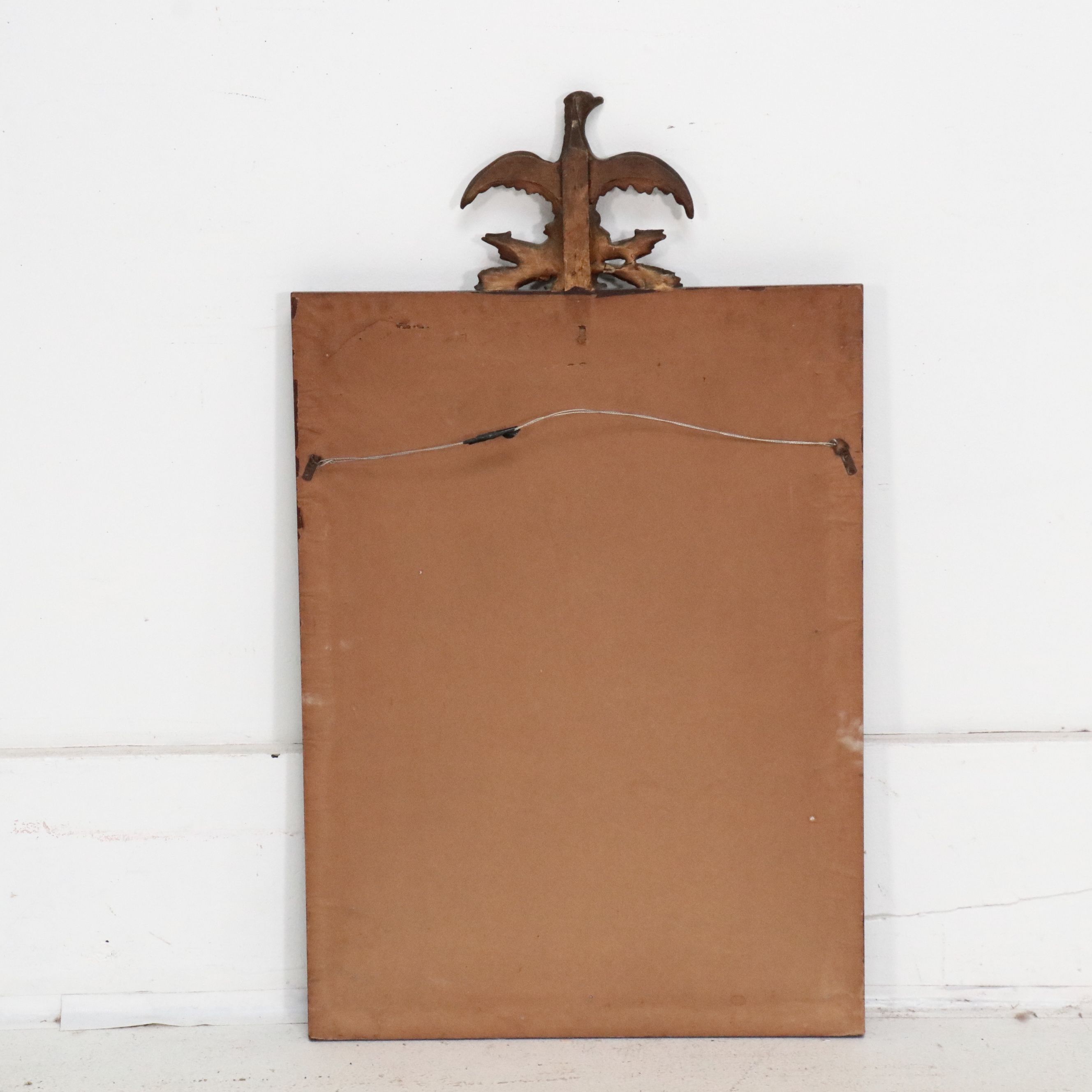 Federal Style Wall Mirror with Eagle Finial, 20th Century