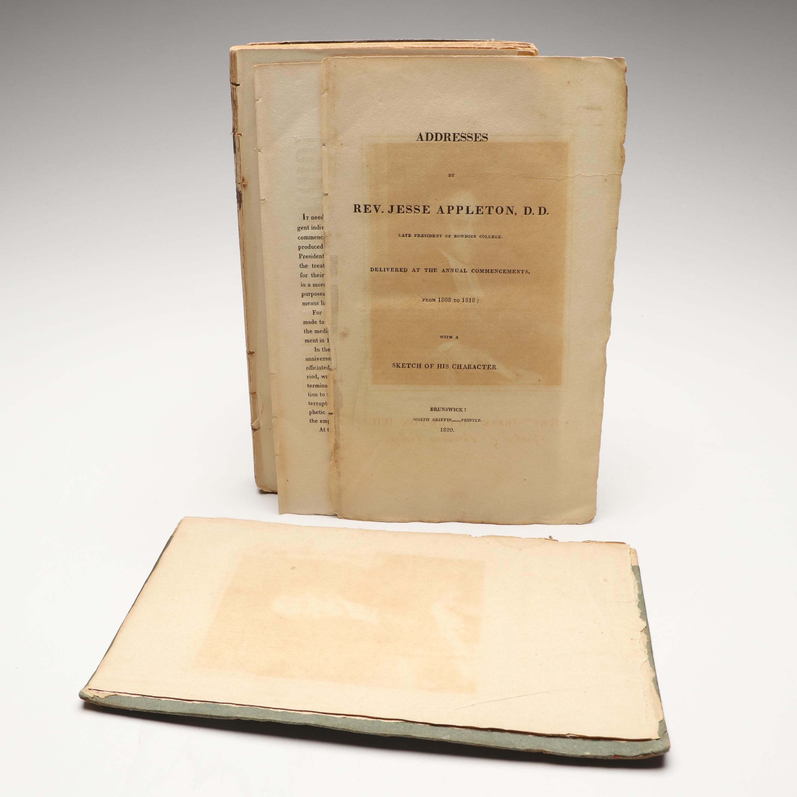 "Addresses" by Rev. Jesse Appleton, 1820