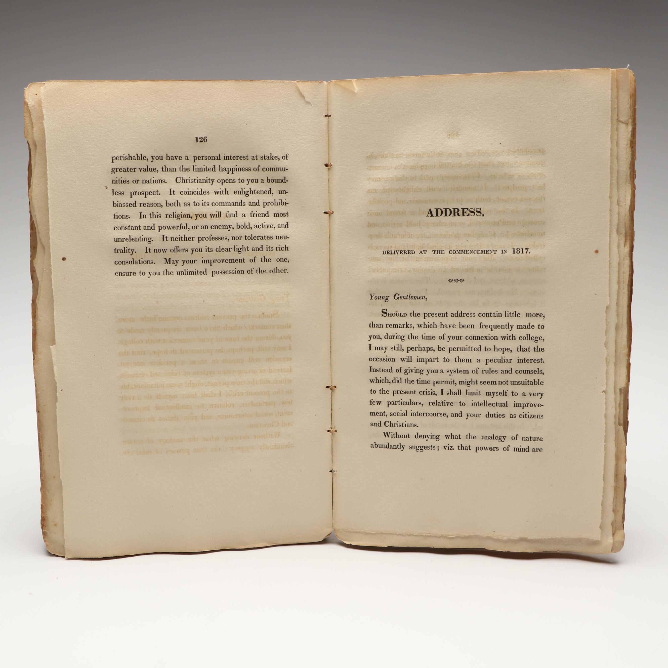 "Addresses" by Rev. Jesse Appleton, 1820