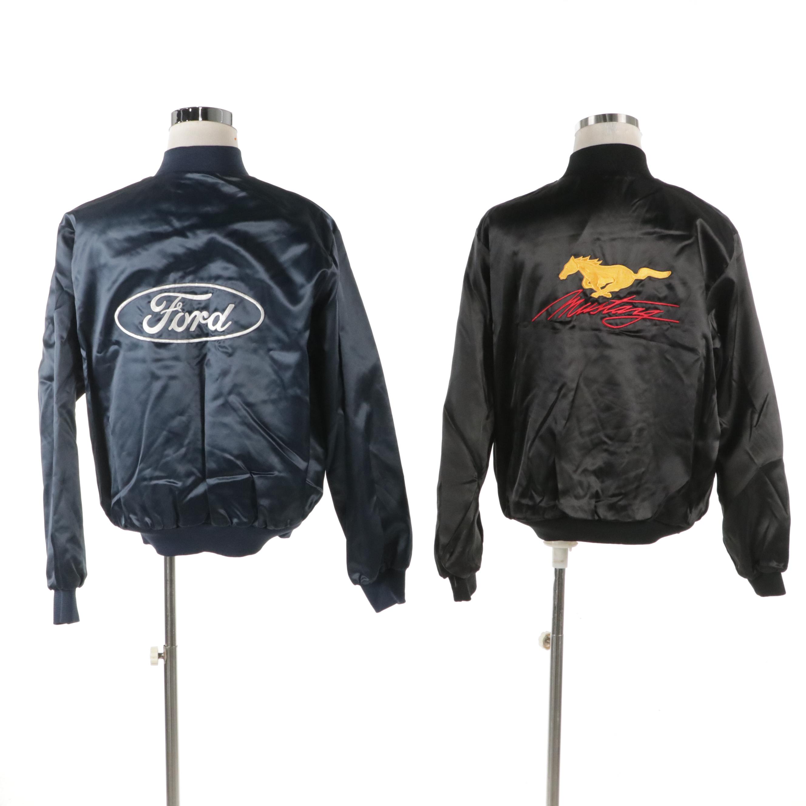 Men's Ford Embroidered and Mustang Embroidered Snap-Front Jackets