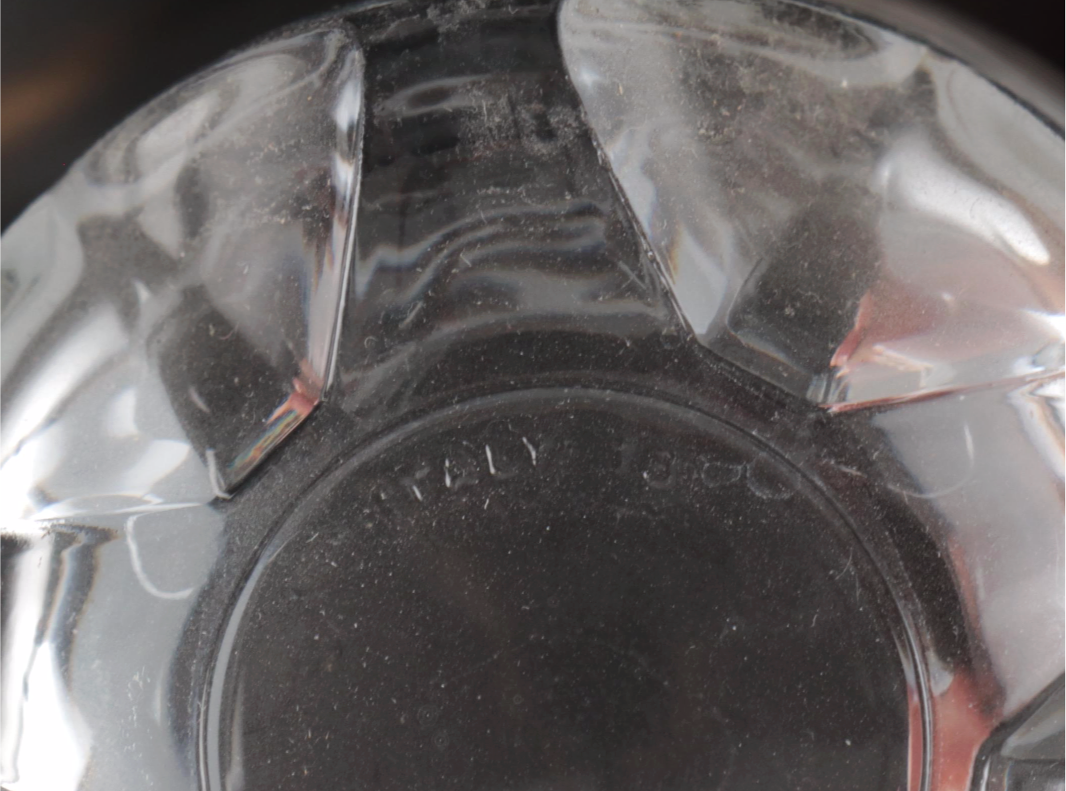 Decover Italy Mid Century Modern Style Frosted Glass Decanter and Tumblers