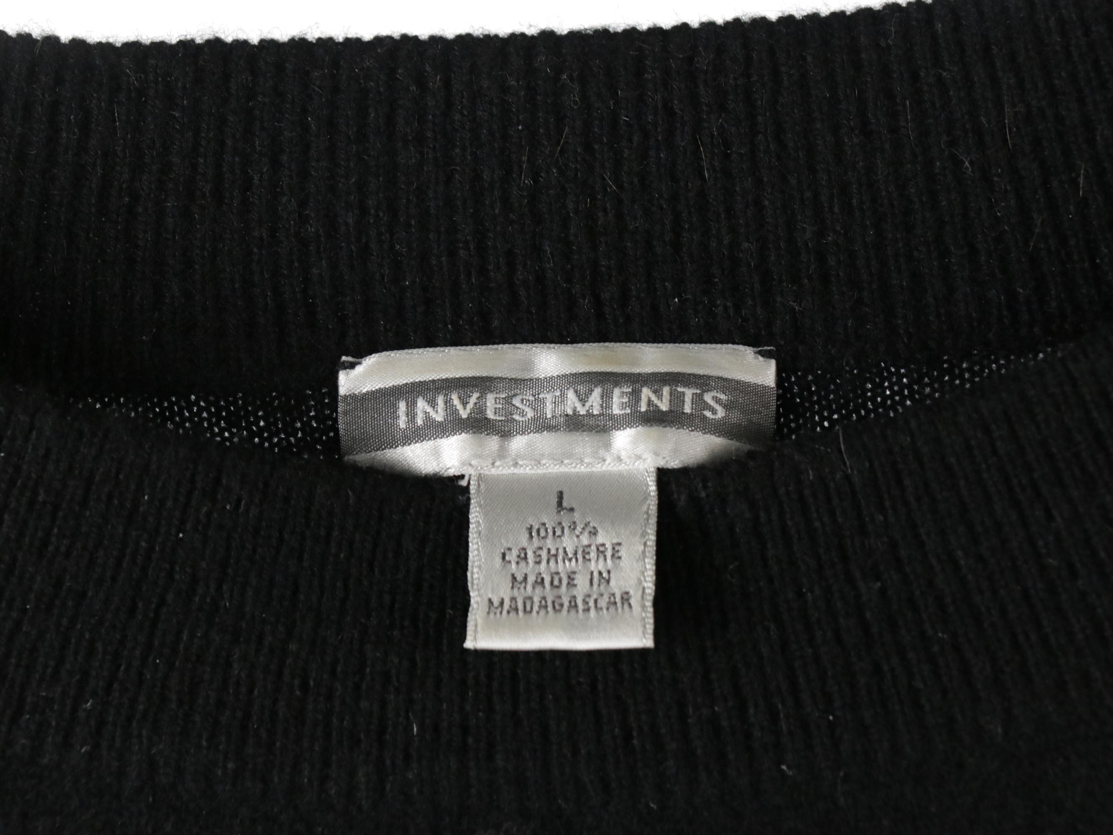 Privé Knit Cashmere Sweaters, Jones New York V-Neck Sweater, and More Sweaters