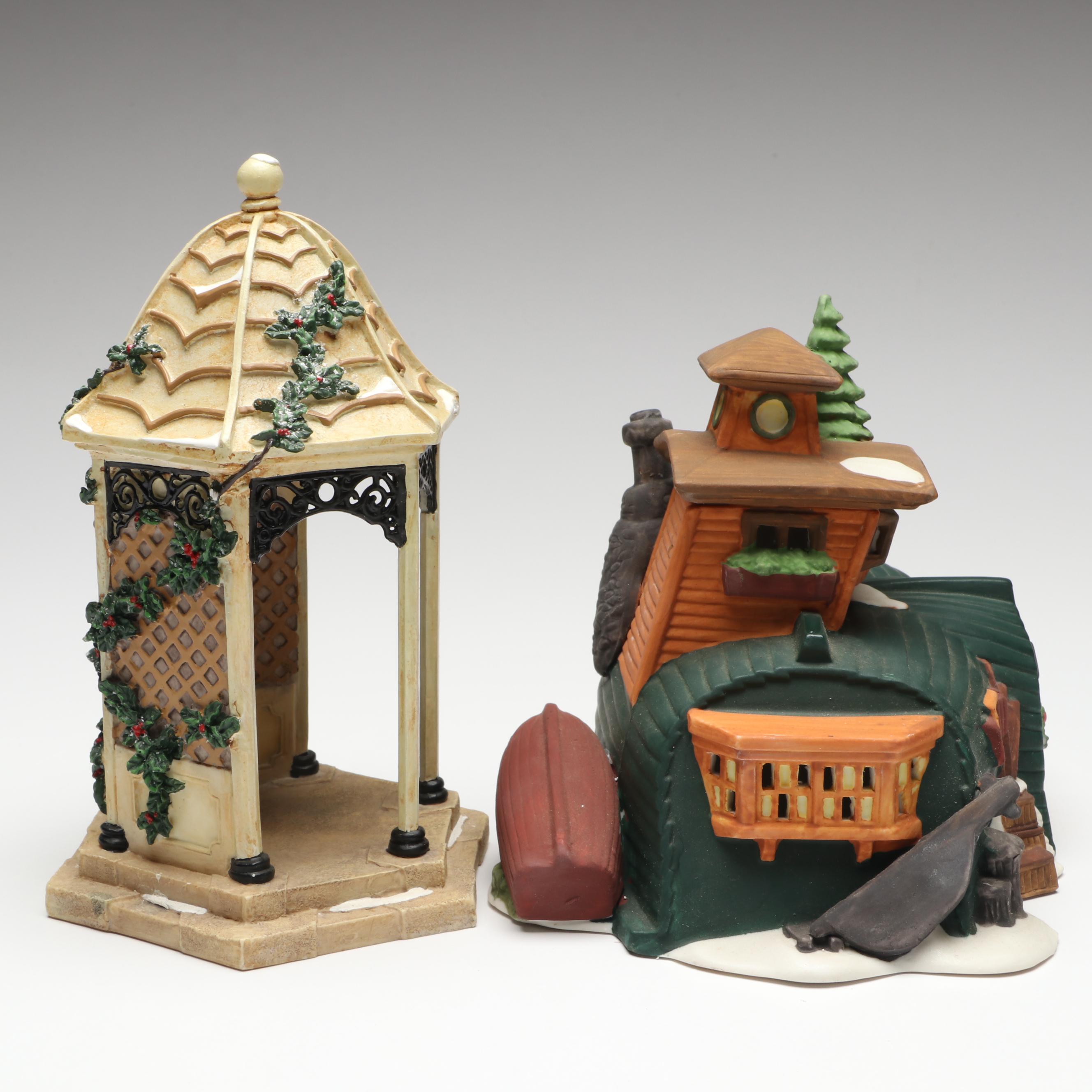 Department 56 Christmas Village Buildings and Figures with Ornaments