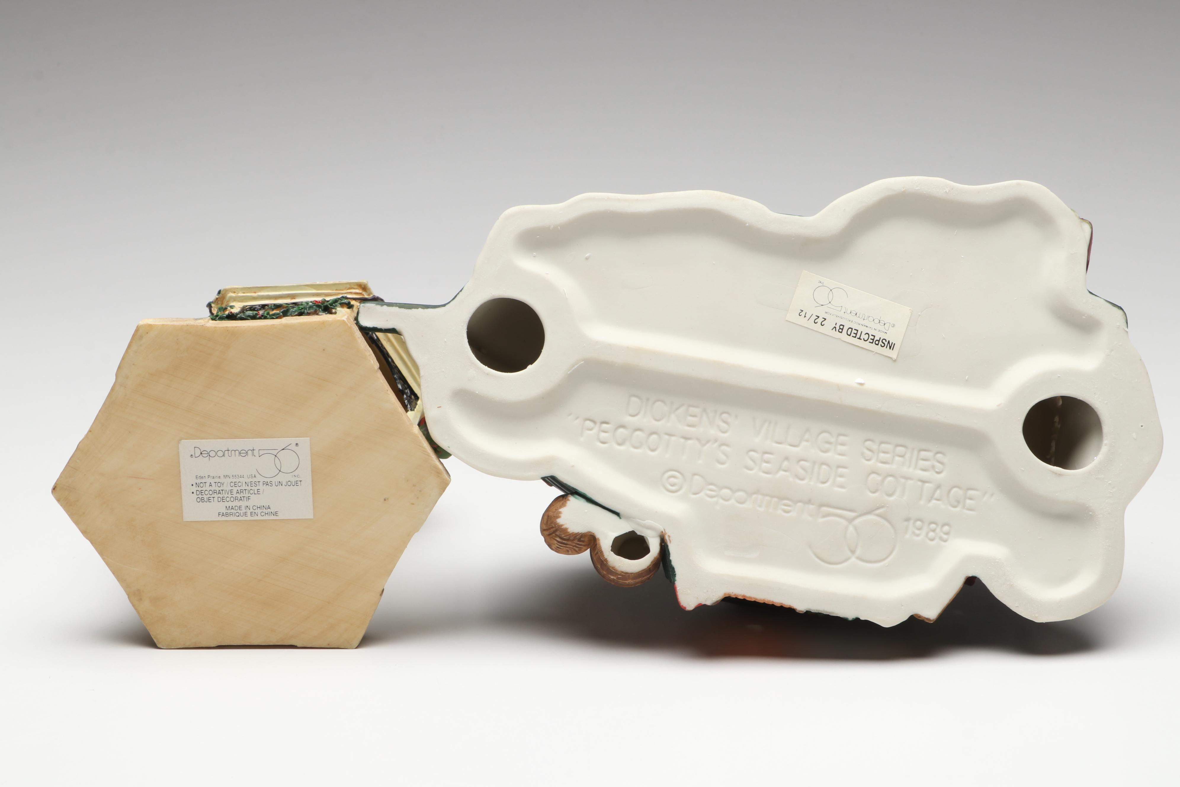 Department 56 Christmas Village Buildings and Figures with Ornaments