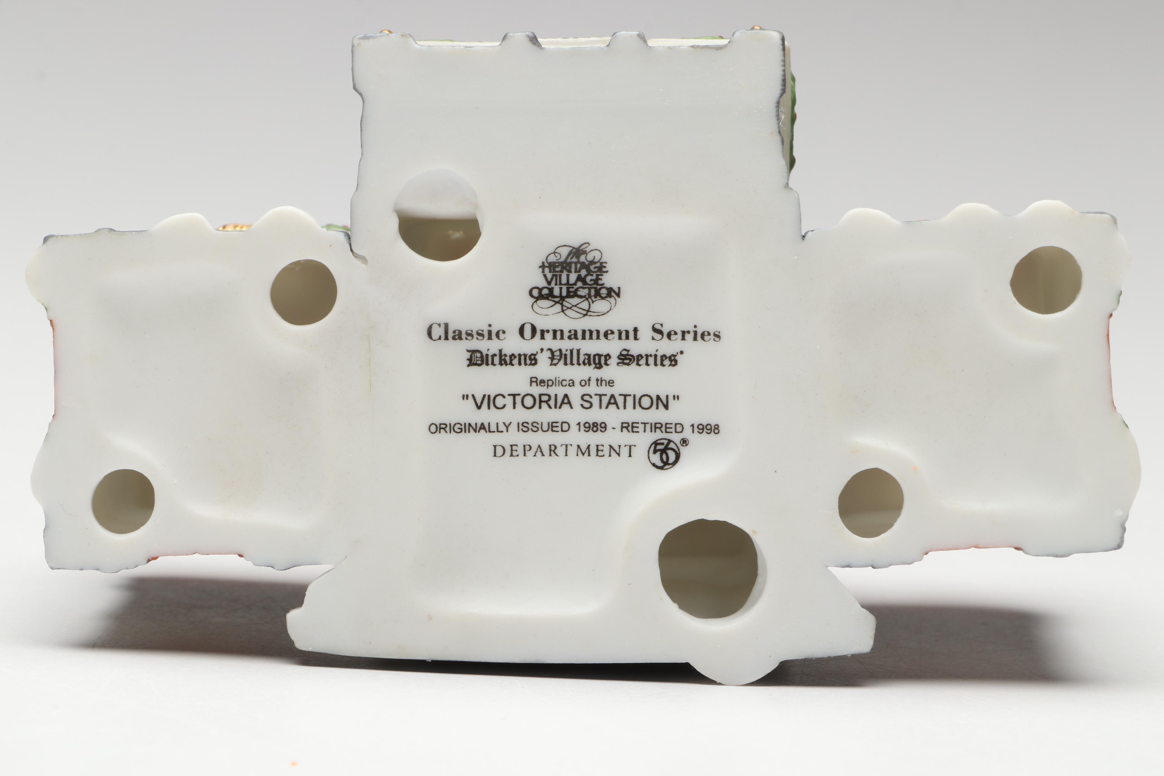 Department 56 Christmas Village Buildings and Figures with Ornaments