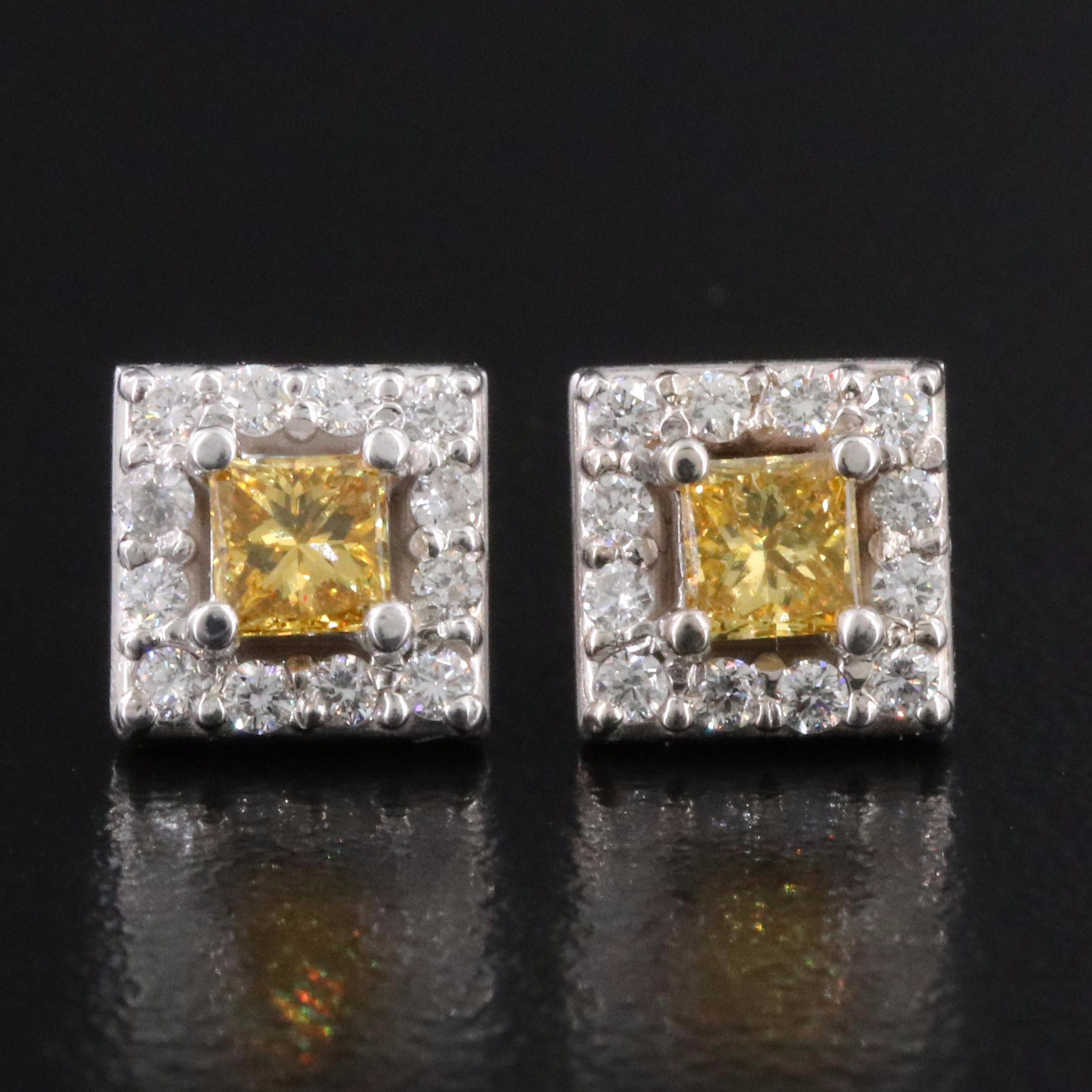 14K Sapphire and Diamond Earrings