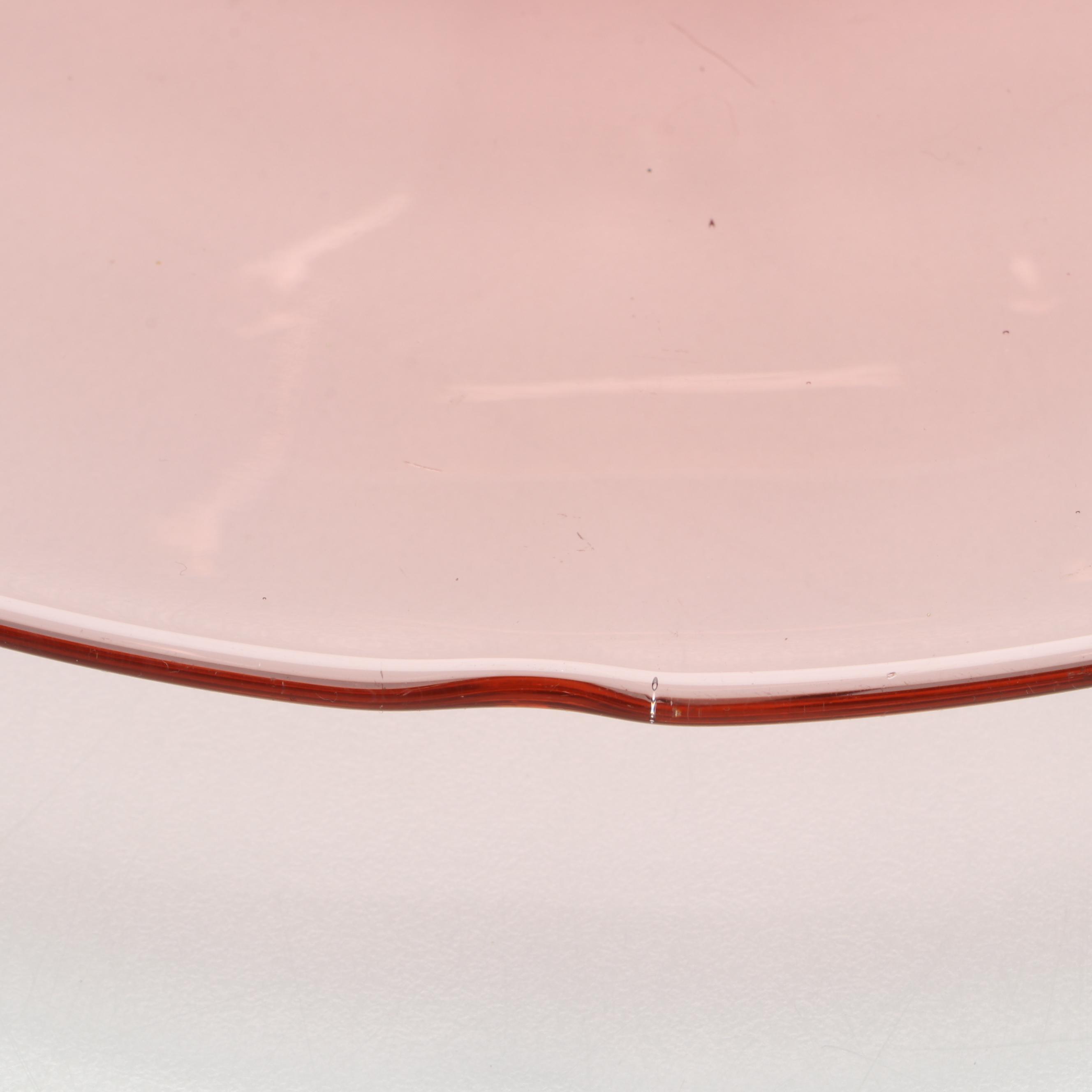 Anchor Hocking Gilt Milk Glass Serveware with Depression Glass Tray and Pitcher