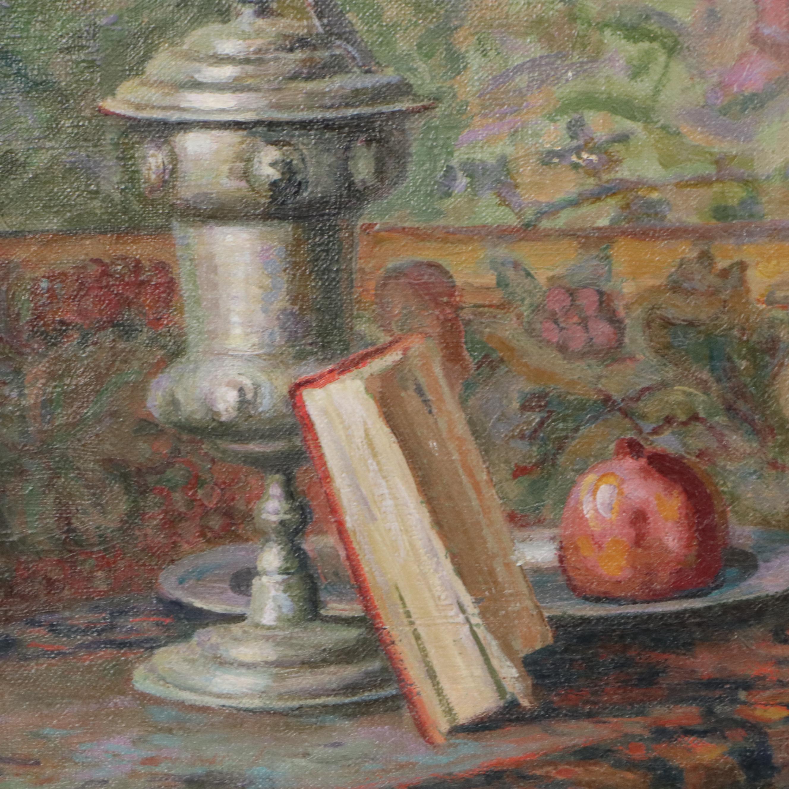 Ilo Huber Oil Painting "Pianist," Circa 1930